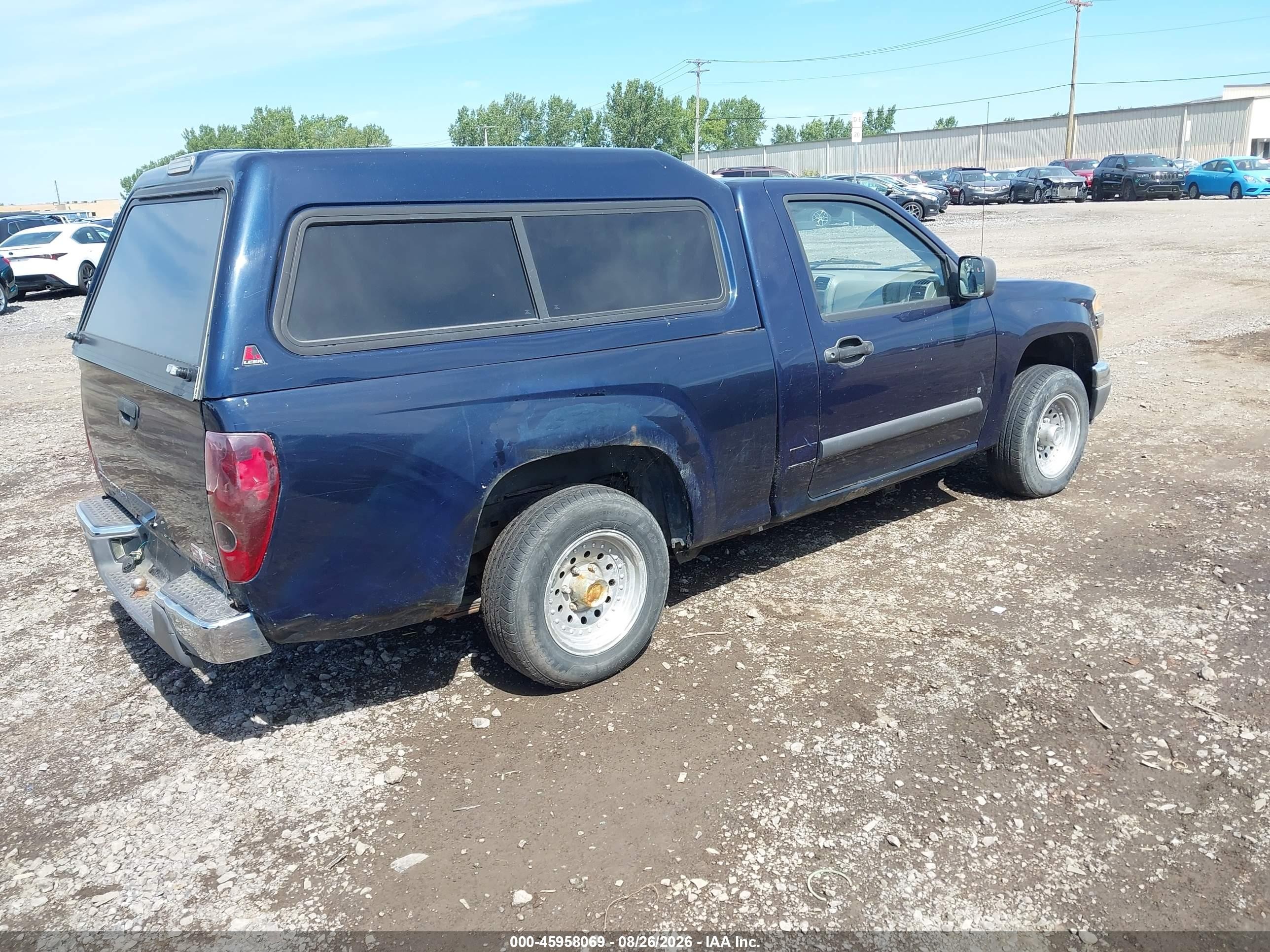 2008 Gmc Canyon Yc1 Blue vin: 1GTCS14E488147888