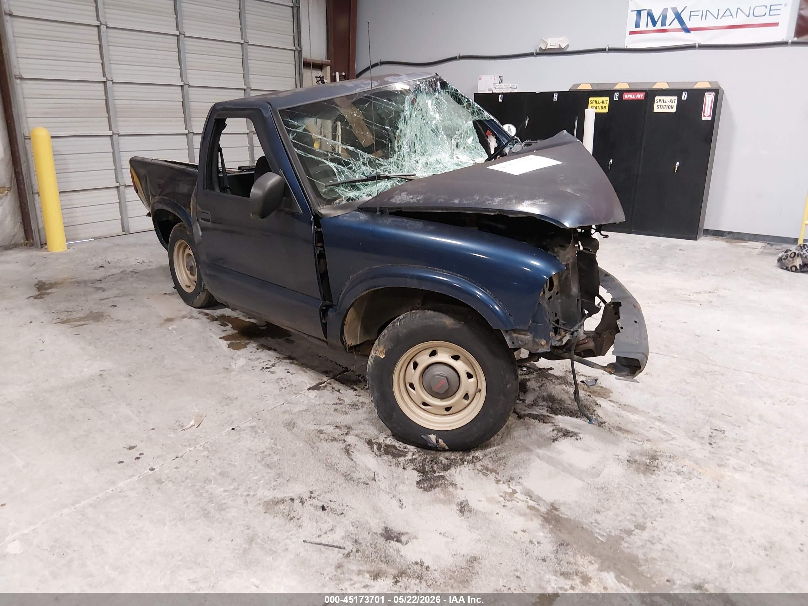 2003 Gmc Sonoma Sl Blue vin: 1GTCS14H238229024