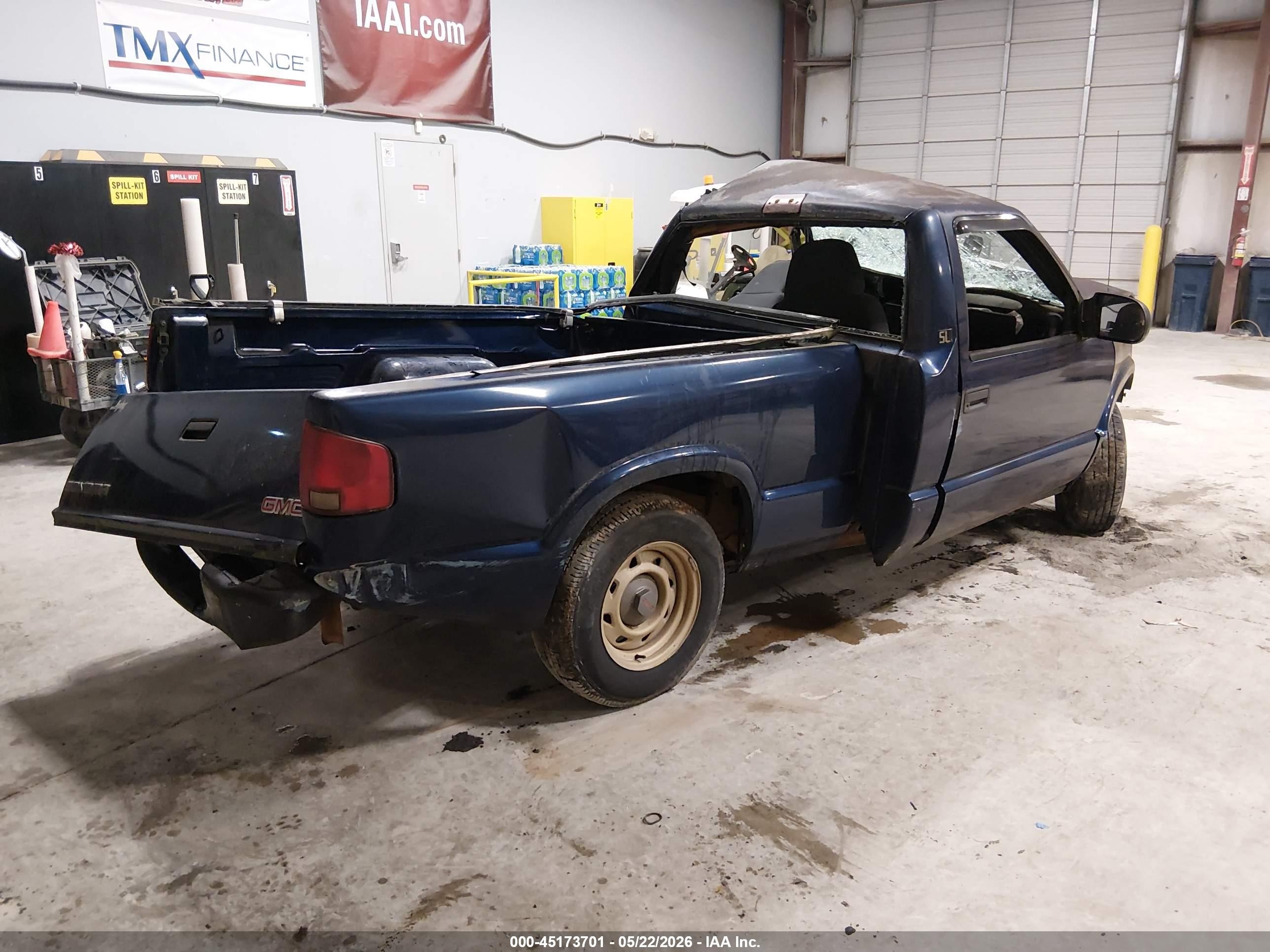 2003 Gmc Sonoma Sl Blue vin: 1GTCS14H238229024