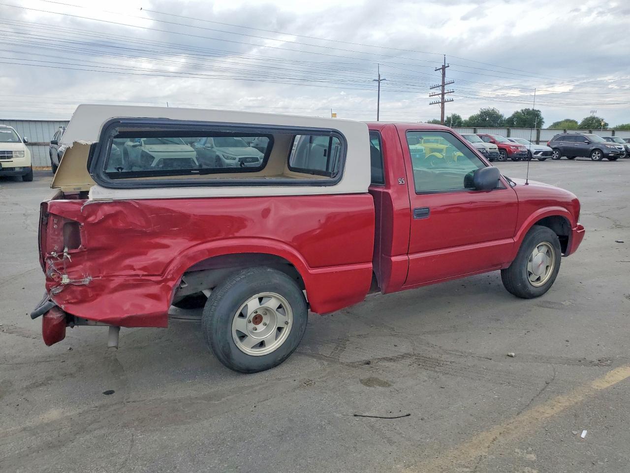 2003 Gmc Sonoma Maroon vin: 1GTCS14H438249212