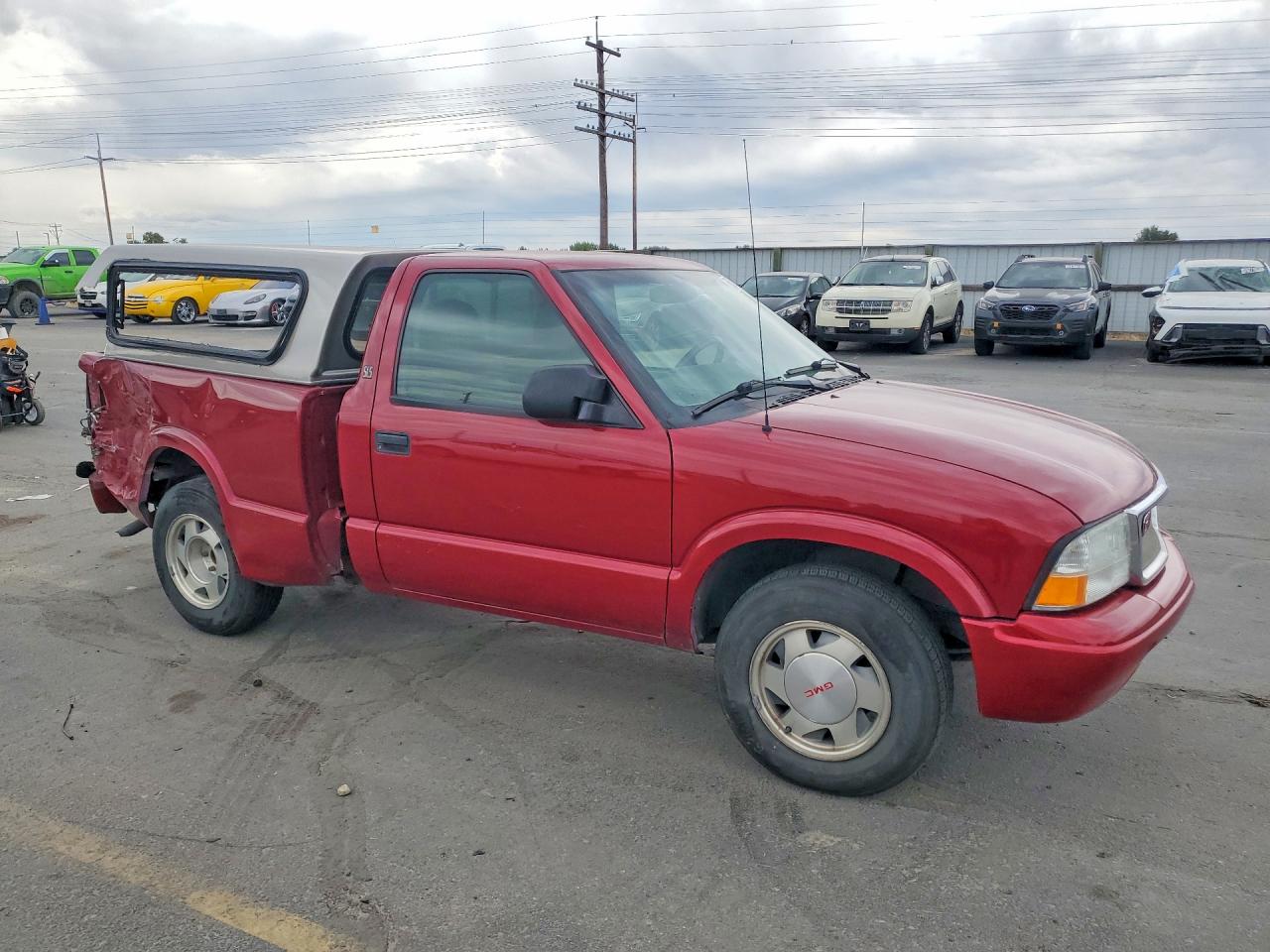 2003 Gmc Sonoma Maroon vin: 1GTCS14H438249212