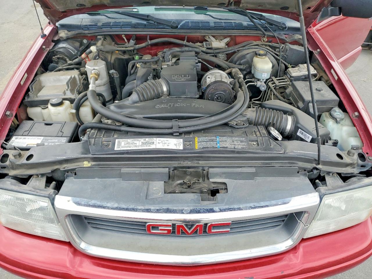 2003 Gmc Sonoma Maroon vin: 1GTCS14H438249212