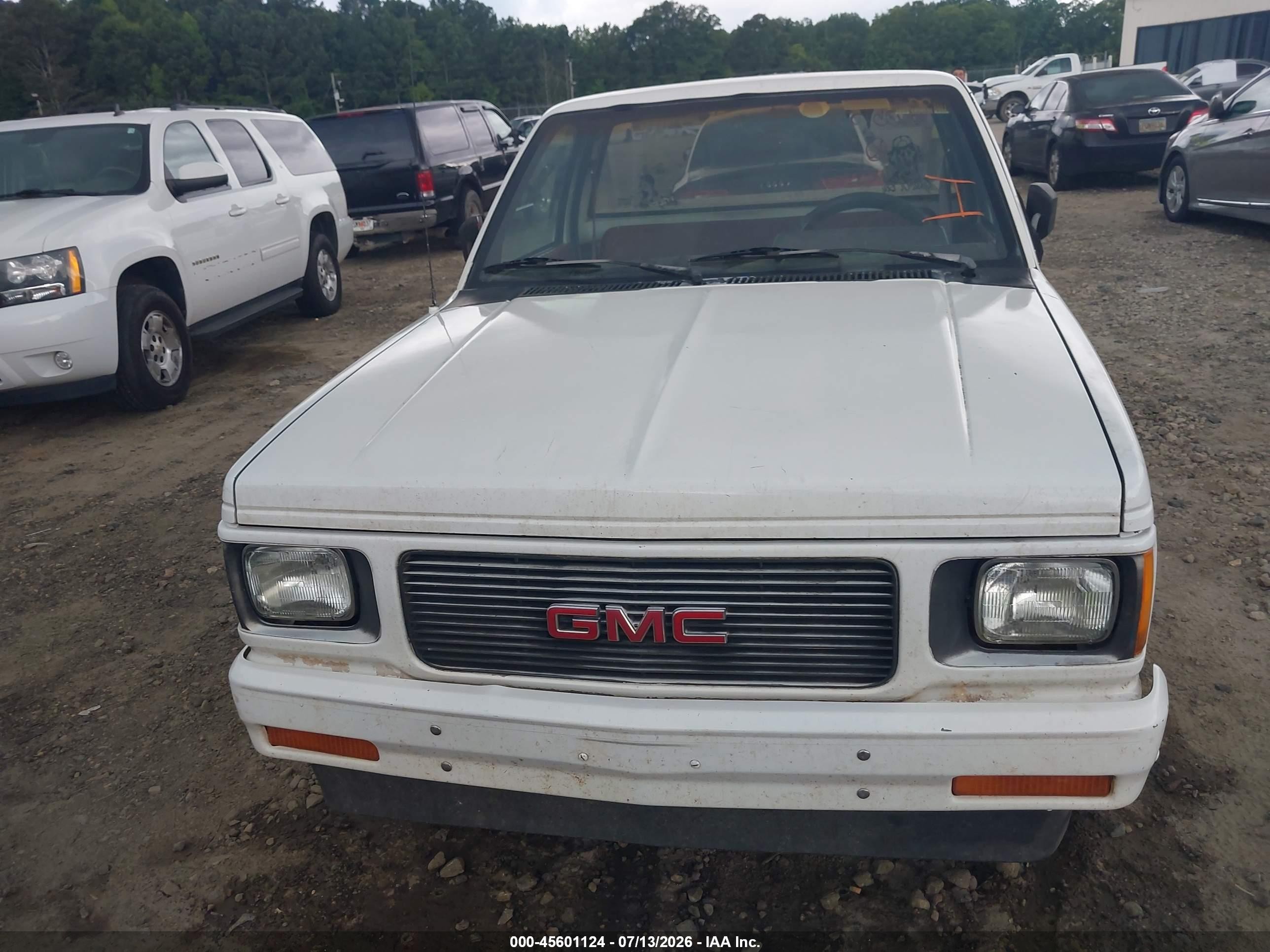 1991 Gmc Sonoma   Белый vin: 1GTCS14R1M8550515