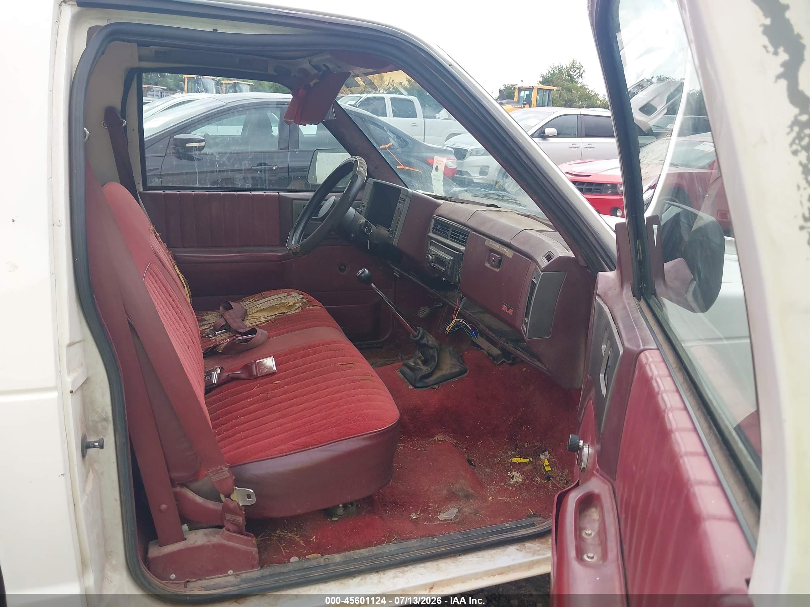 1991 Gmc Sonoma   Белый vin: 1GTCS14R1M8550515