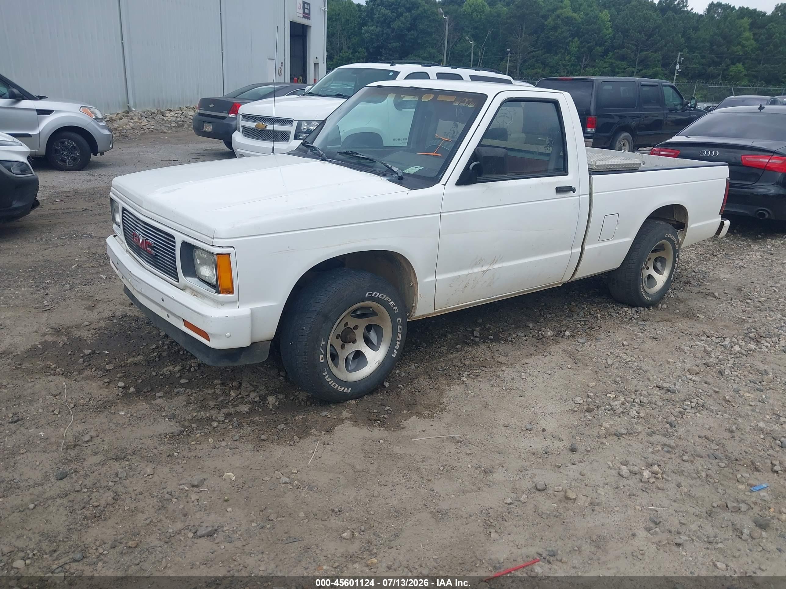 1991 Gmc Sonoma   Белый vin: 1GTCS14R1M8550515