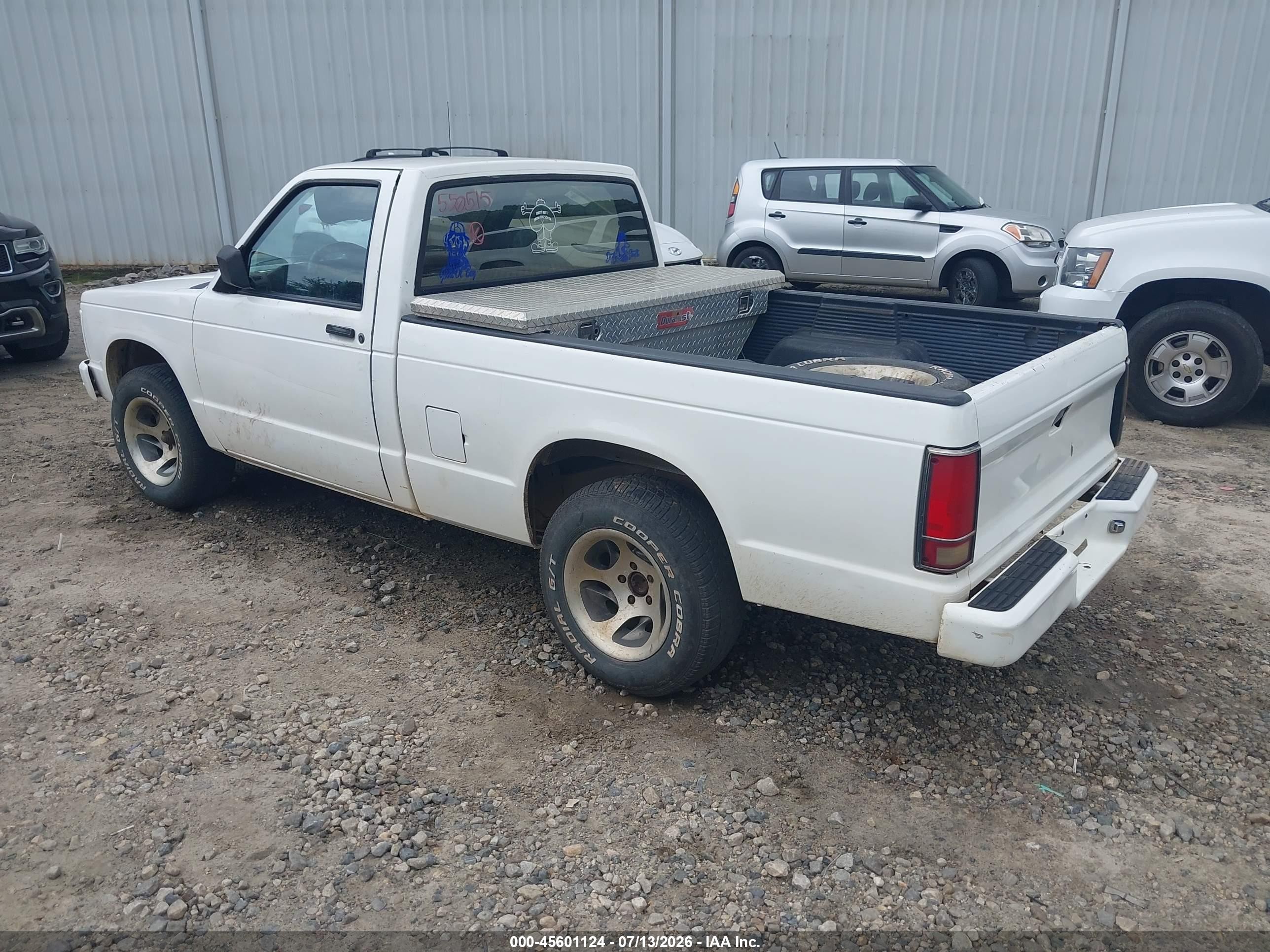 1991 Gmc Sonoma   Белый vin: 1GTCS14R1M8550515