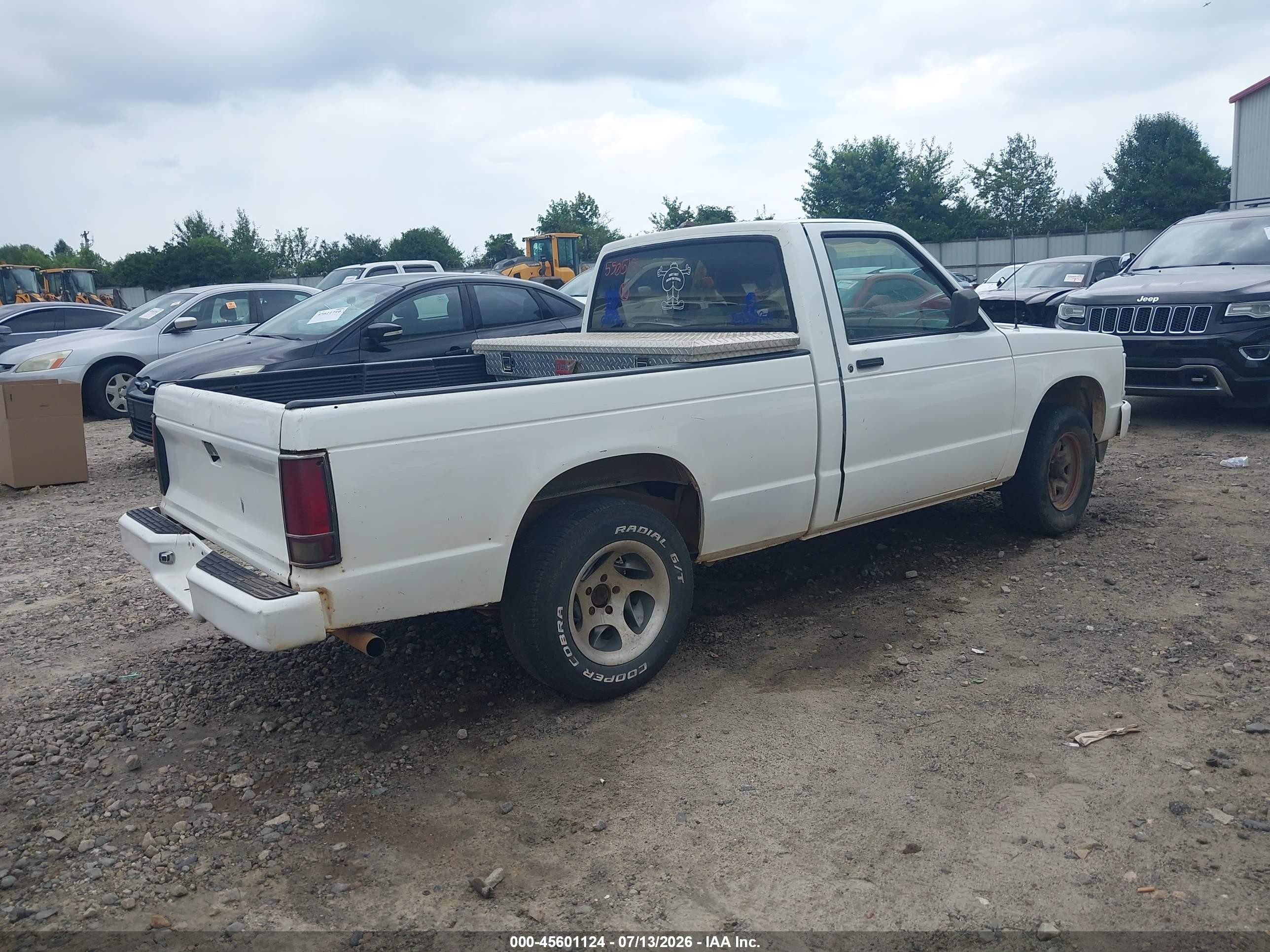 1991 Gmc Sonoma   Белый vin: 1GTCS14R1M8550515