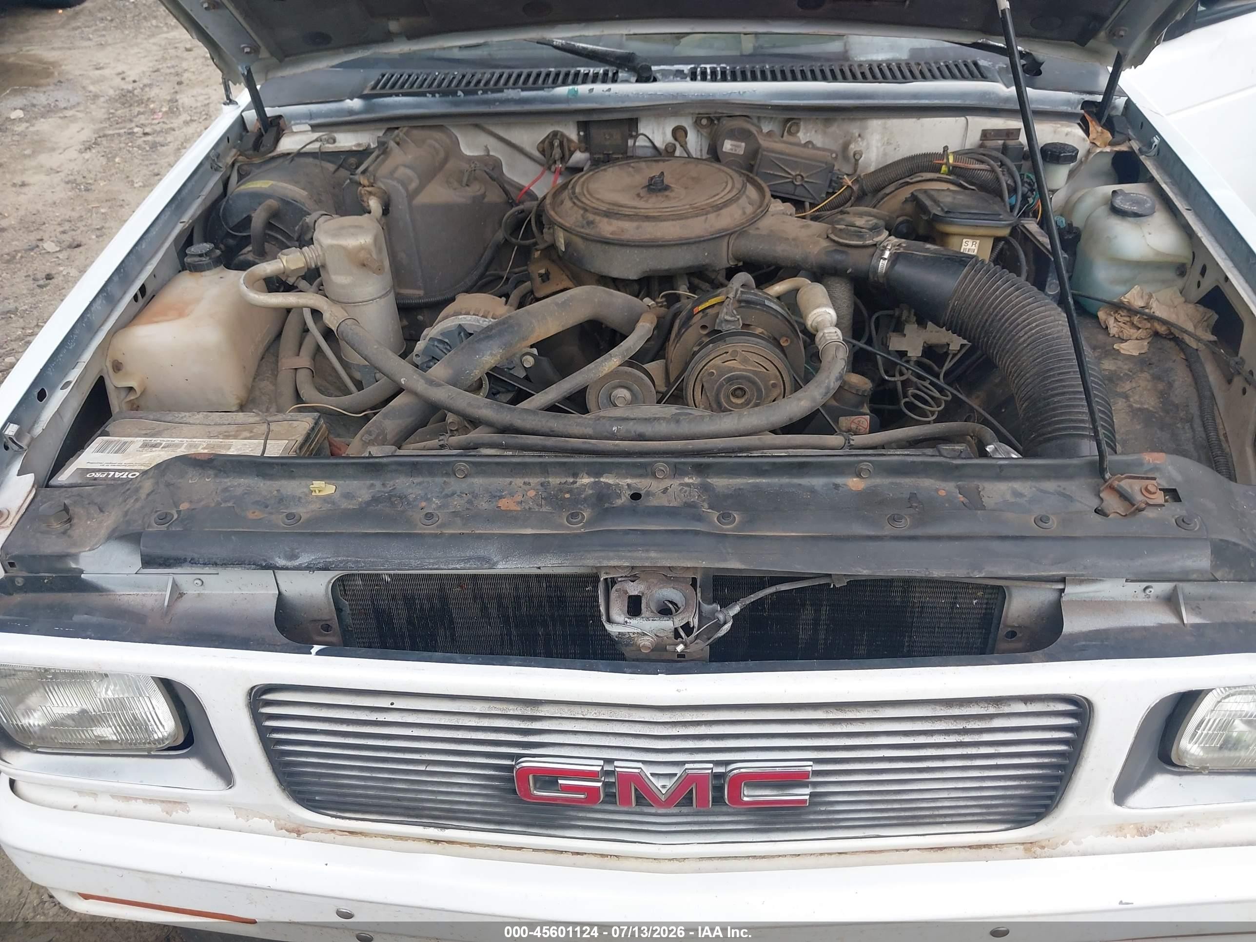 1991 Gmc Sonoma   Белый vin: 1GTCS14R1M8550515