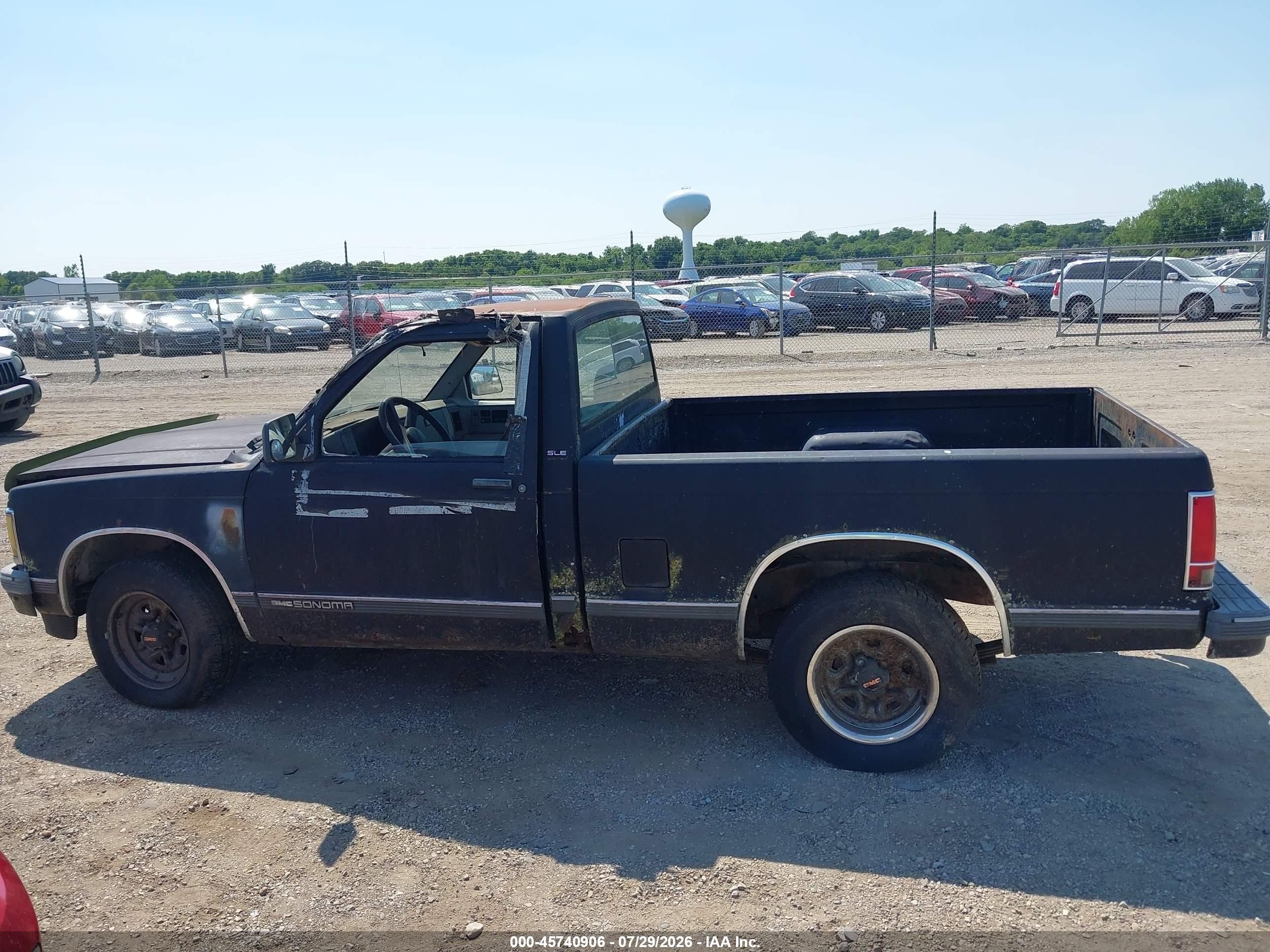 1992 Gmc Sonoma   Black vin: 1GTCS14R5N0511880