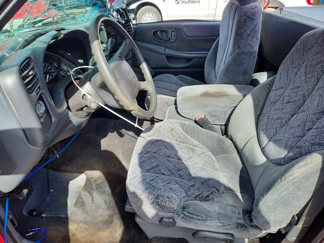 2001 Gmc Sonoma Red vin: 1GTCS14W618247327
