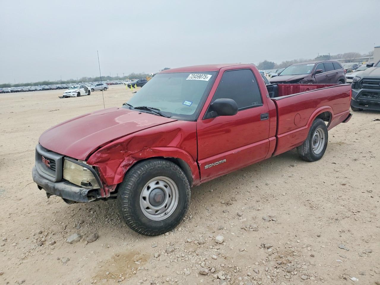 1999 Gmc Sonoma Maroon vin: 1GTCS14X3X8513906
