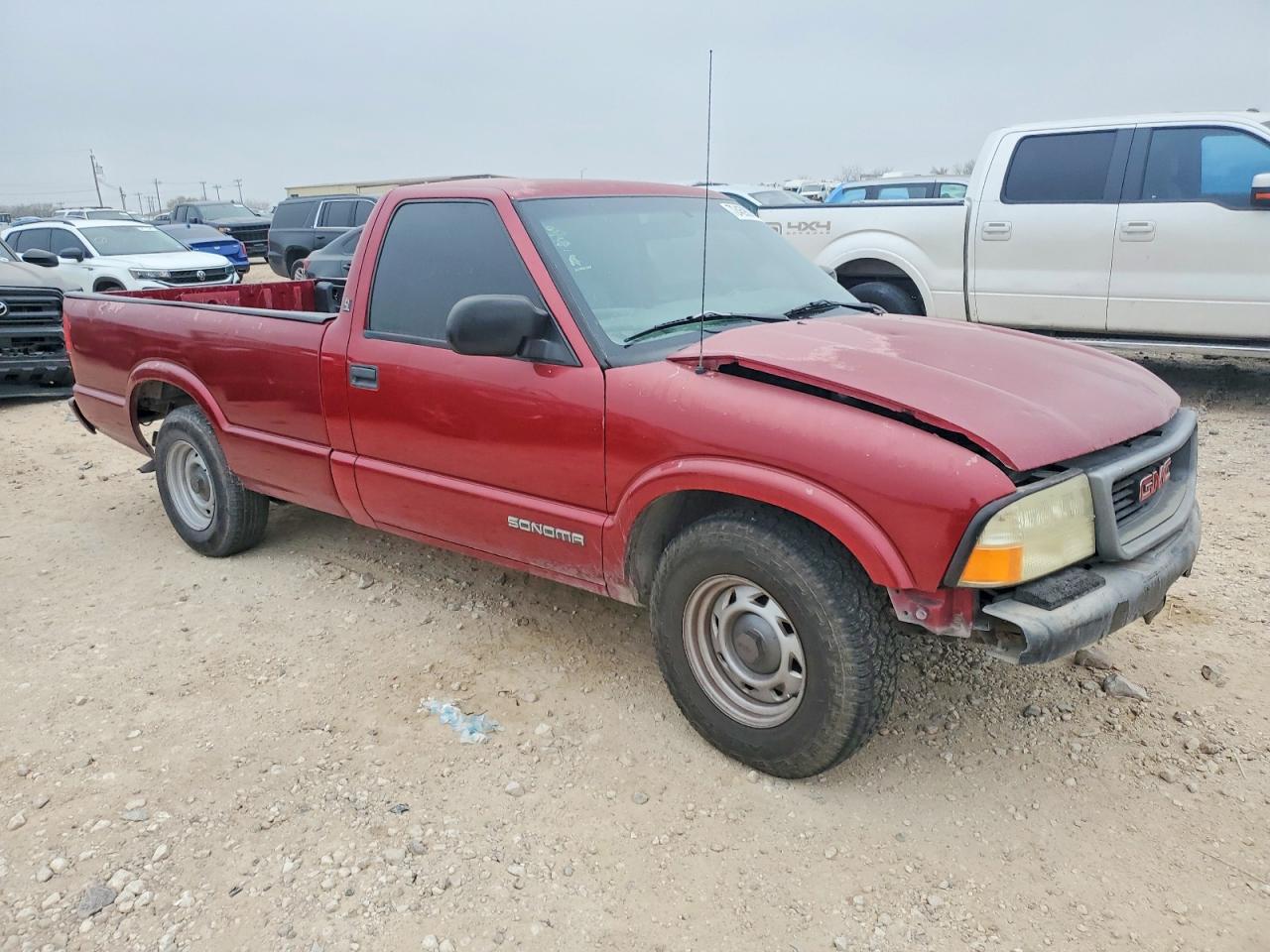 1999 Gmc Sonoma Maroon vin: 1GTCS14X3X8513906