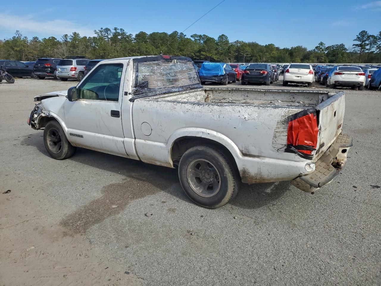 1999 Gmc Sonoma White vin: 1GTCS14X3X8518247