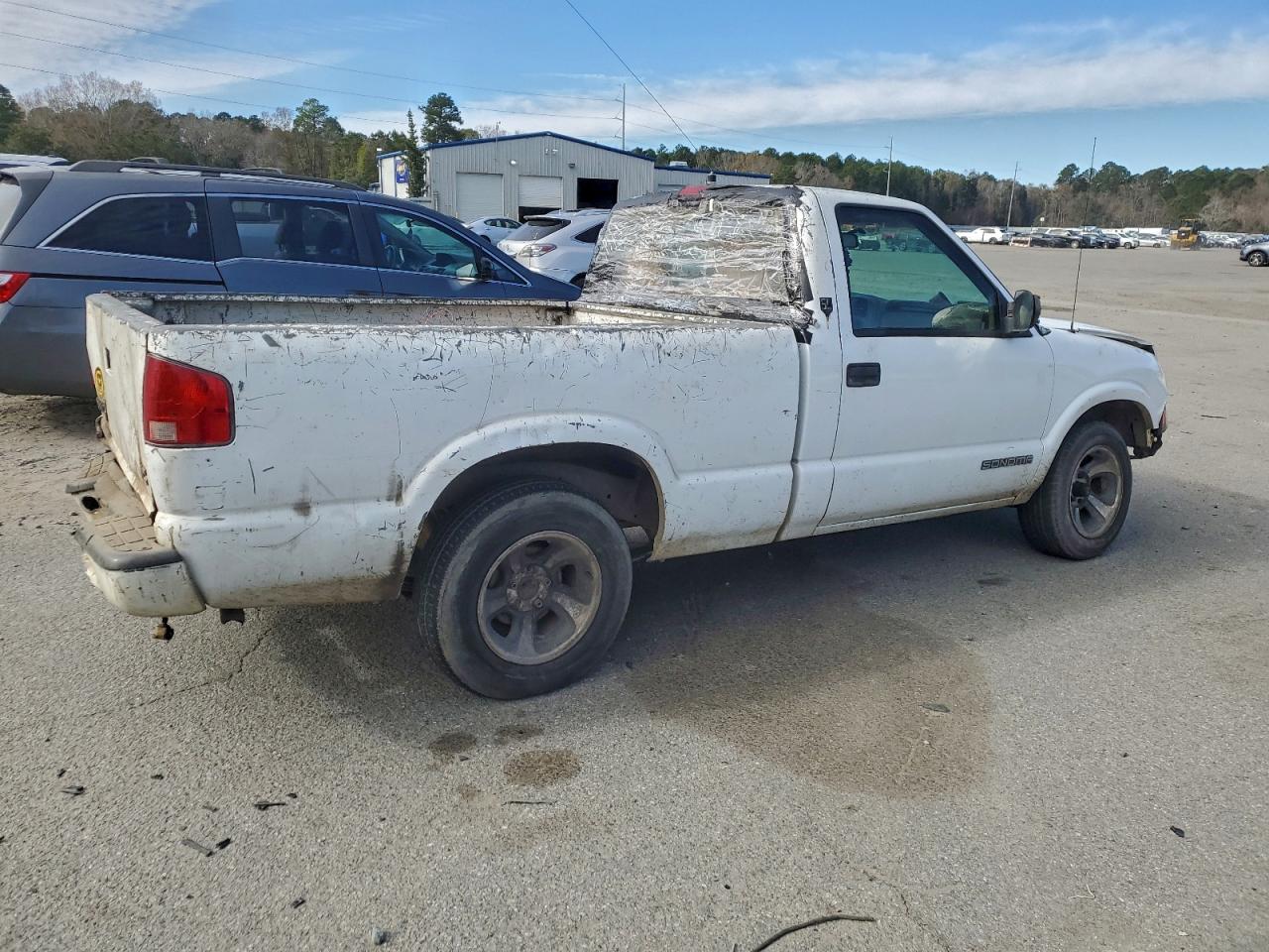 1999 Gmc Sonoma White vin: 1GTCS14X3X8518247