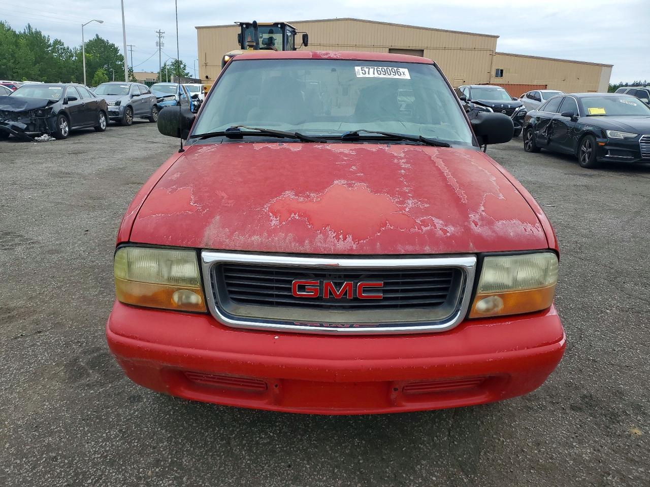2003 Gmc Sonoma Красный vin: 1GTCS14X838122776