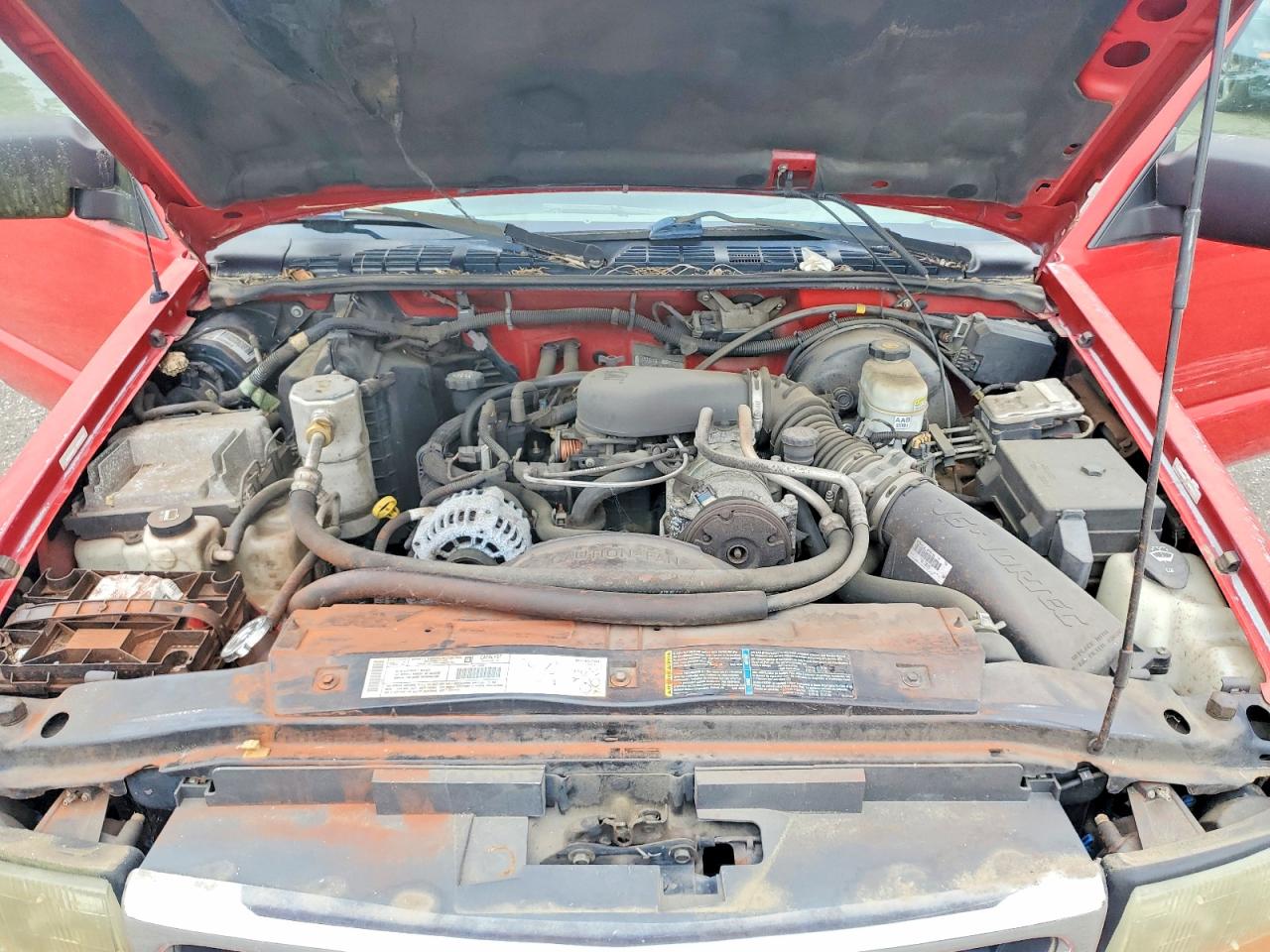 2003 Gmc Sonoma Красный vin: 1GTCS14X838122776