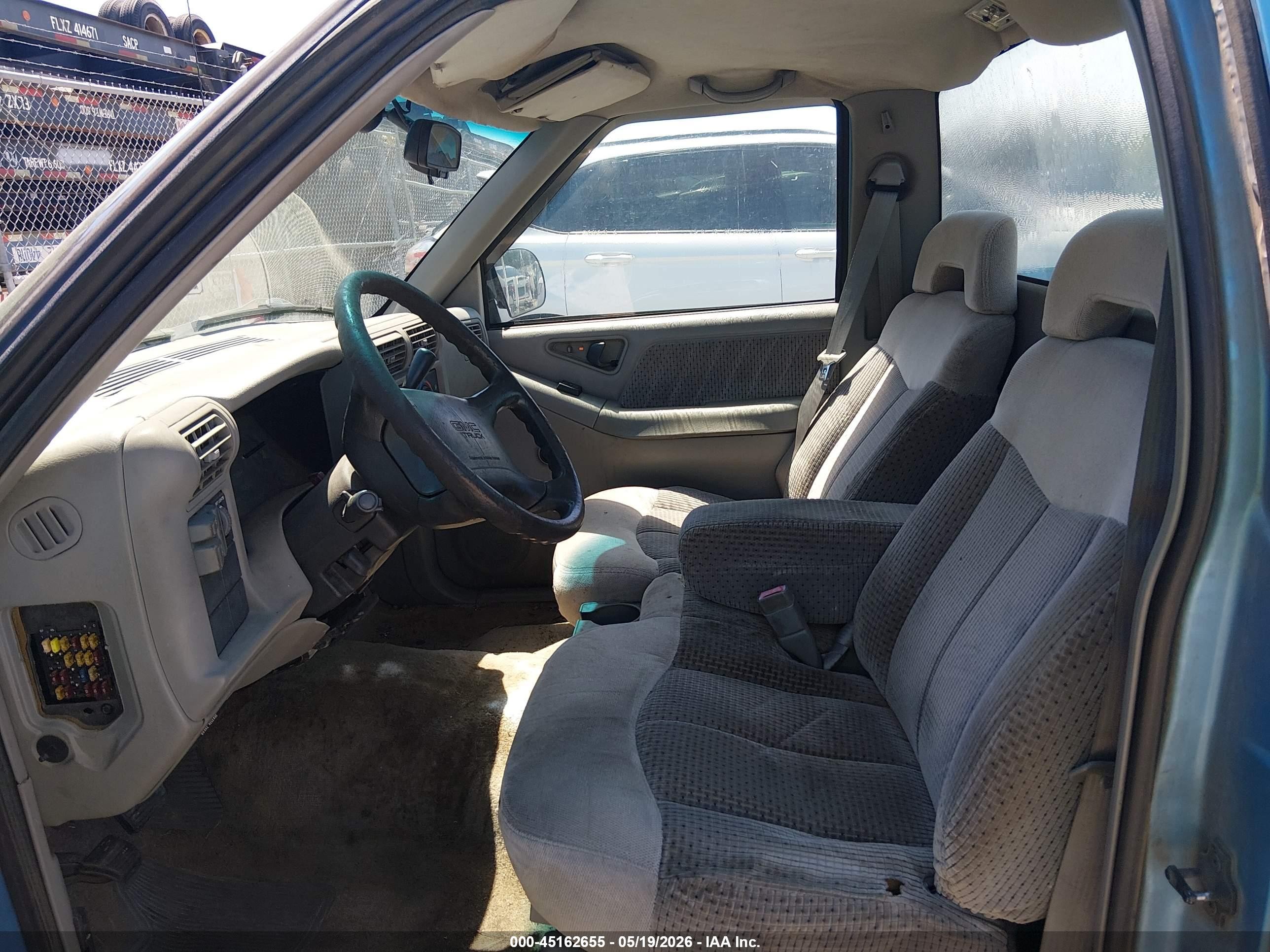 1997 Gmc Sonoma Sls Wideside Blue vin: 1GTCS14X9V8501756