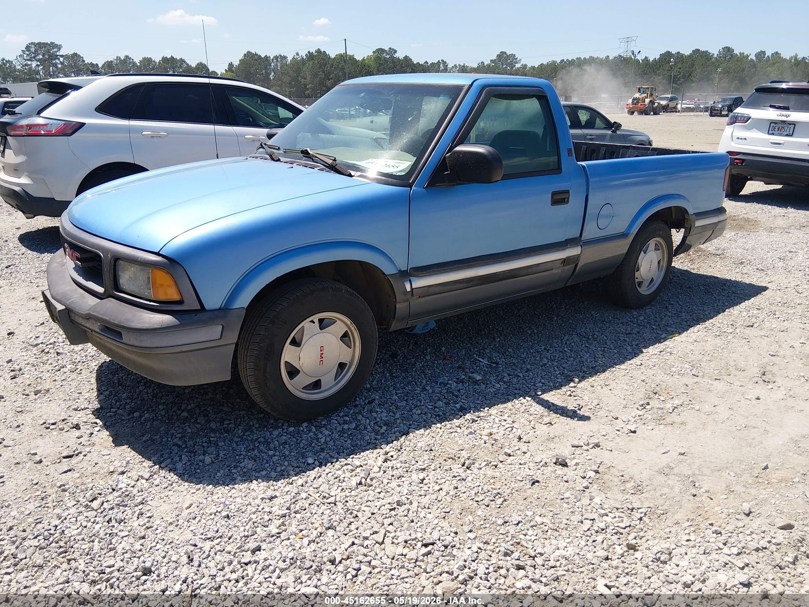 1997 Gmc Sonoma Sls Wideside Blue vin: 1GTCS14X9V8501756