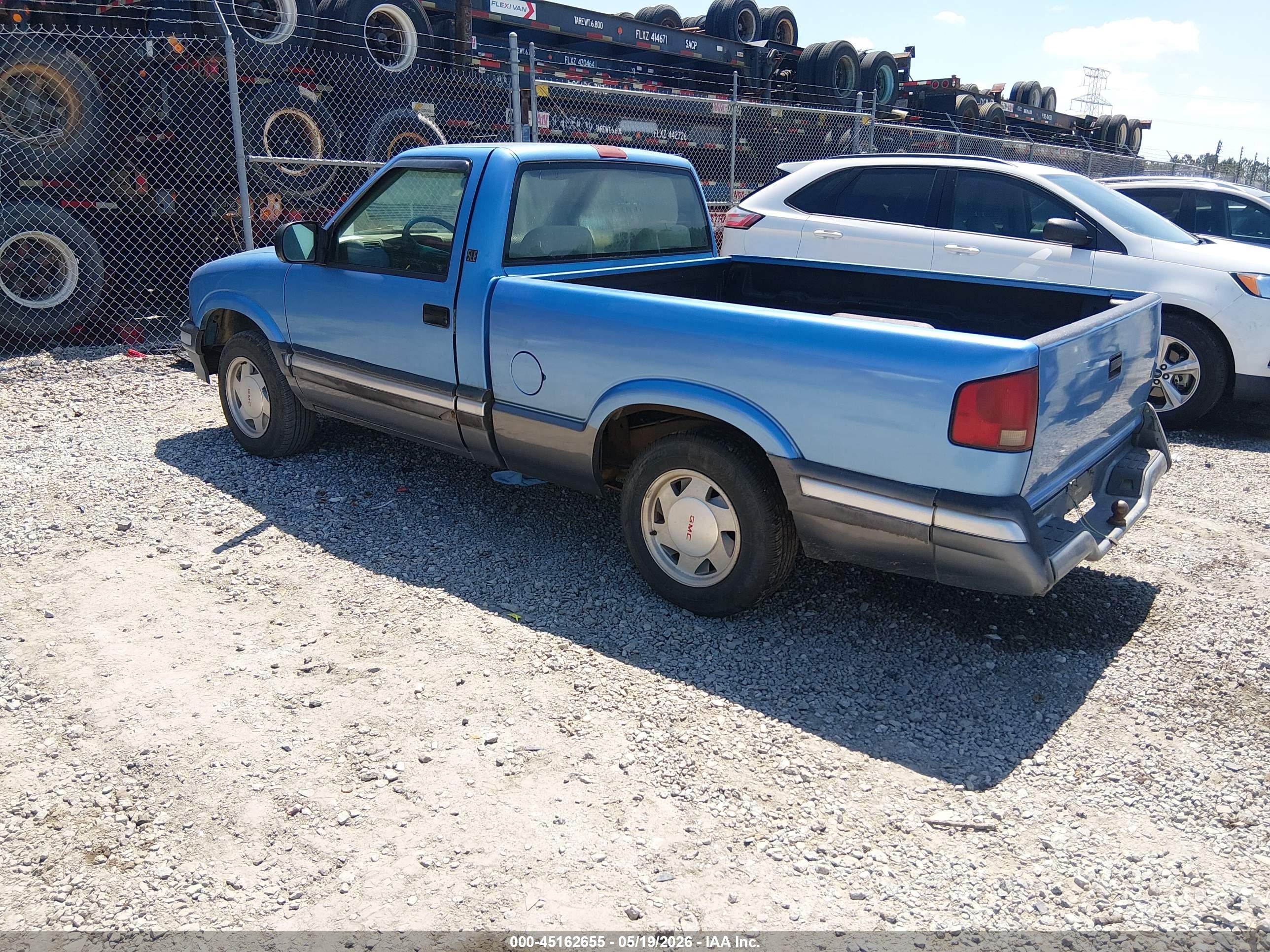 1997 Gmc Sonoma Sls Wideside Blue vin: 1GTCS14X9V8501756