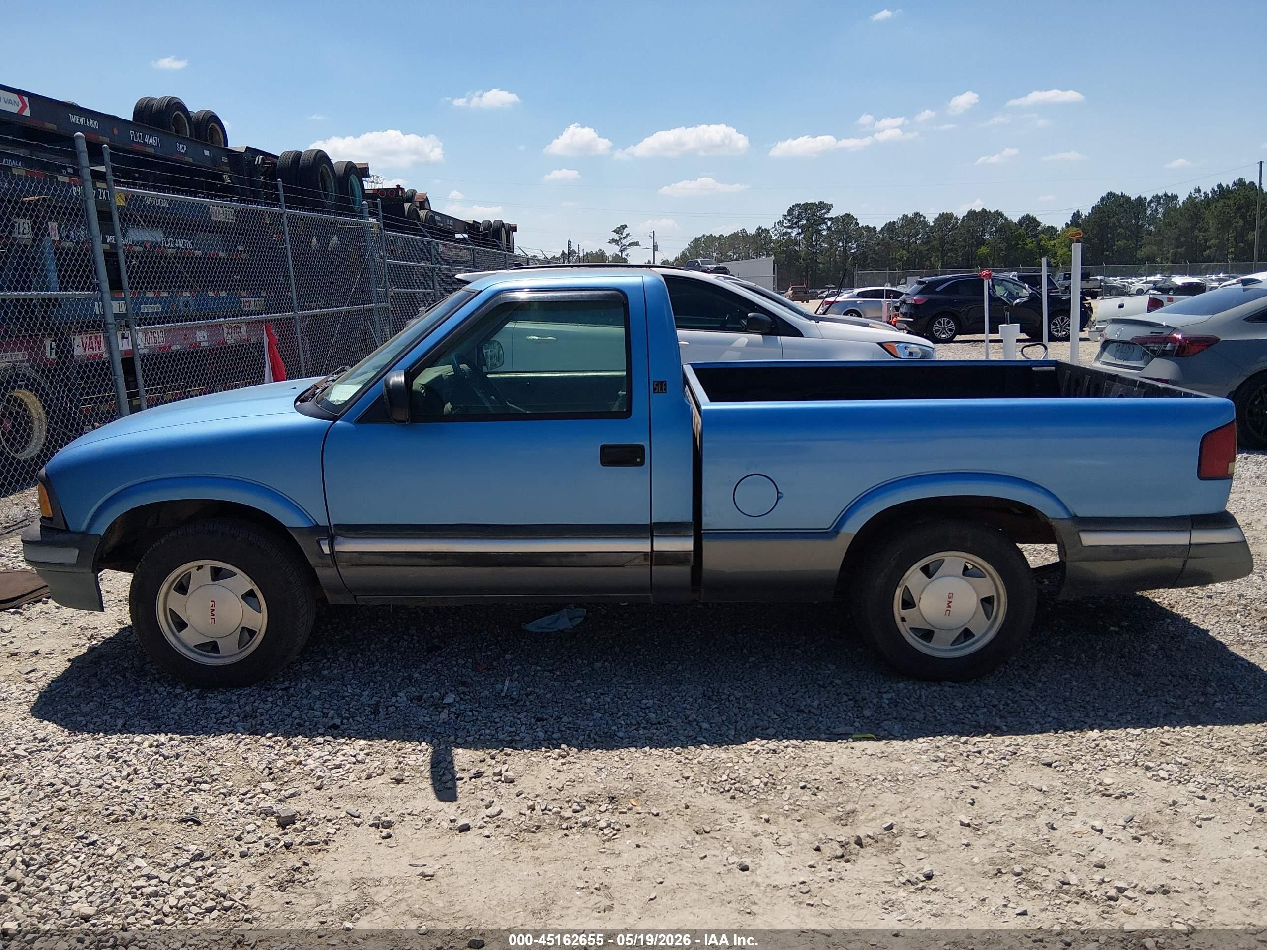 1997 Gmc Sonoma Sls Wideside Blue vin: 1GTCS14X9V8501756