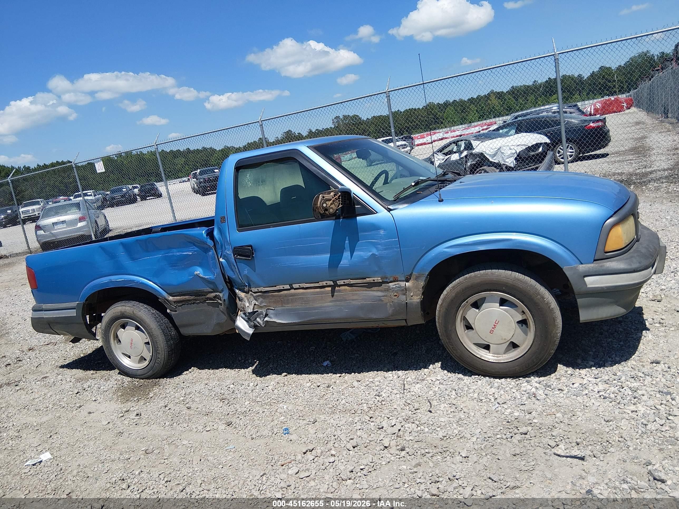 1997 Gmc Sonoma Sls Wideside Blue vin: 1GTCS14X9V8501756
