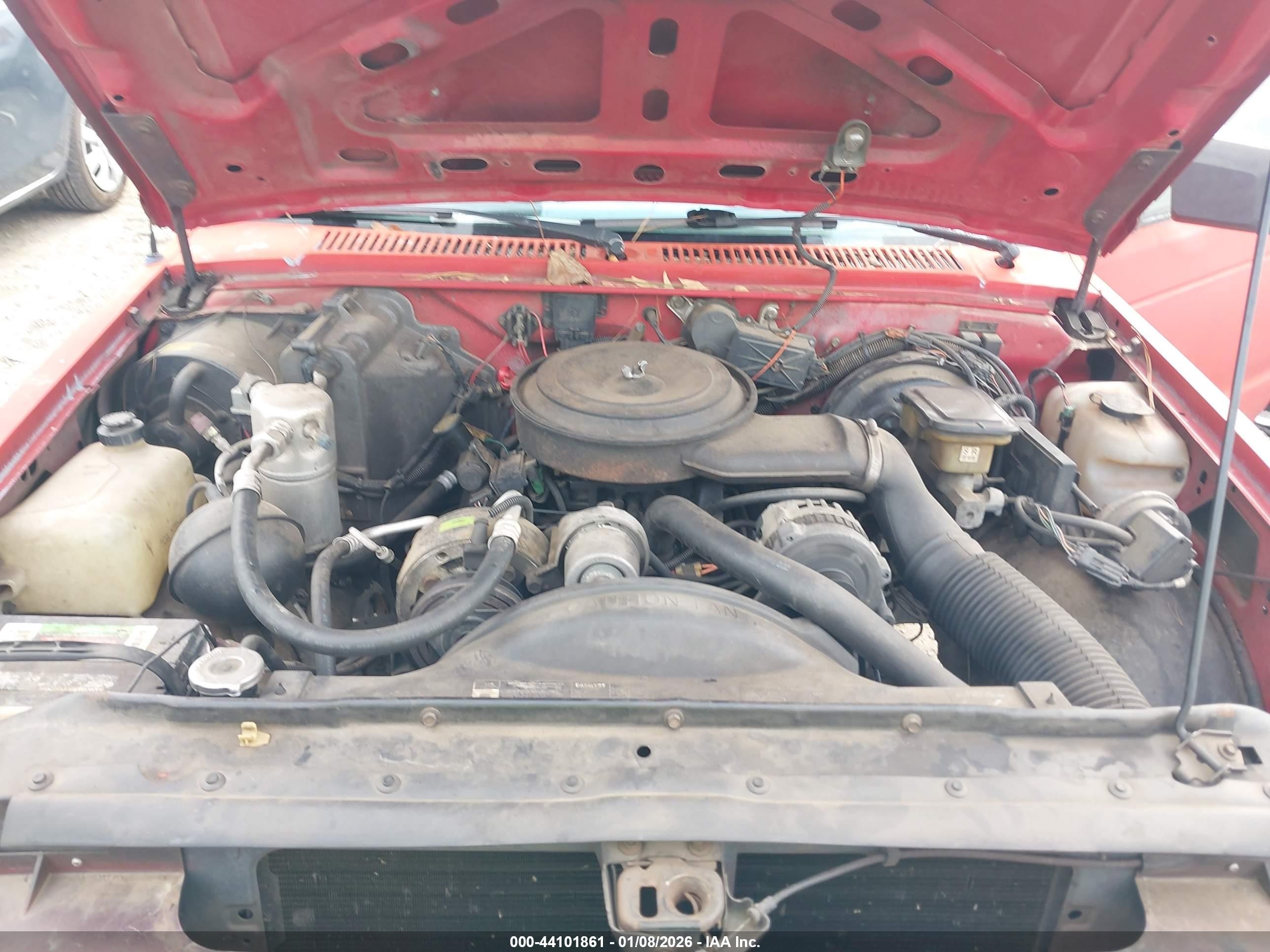1991 Gmc Sonoma   Красный vin: 1GTCS14Z0M8544589