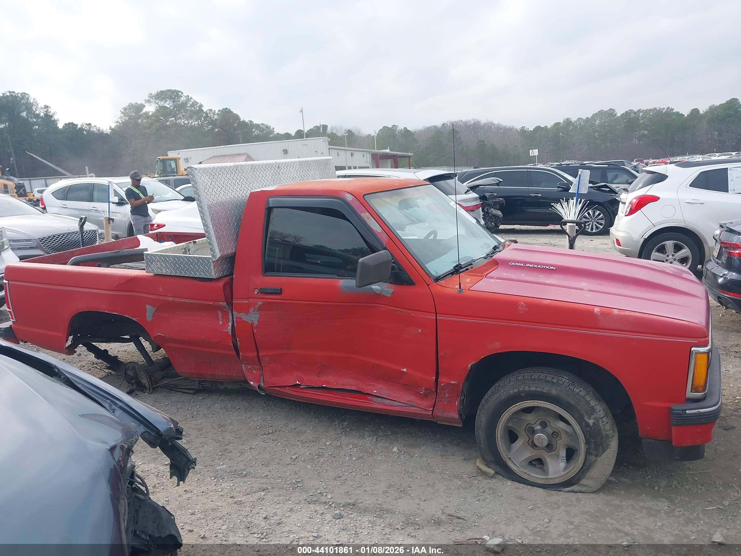 1991 Gmc Sonoma   Красный vin: 1GTCS14Z0M8544589