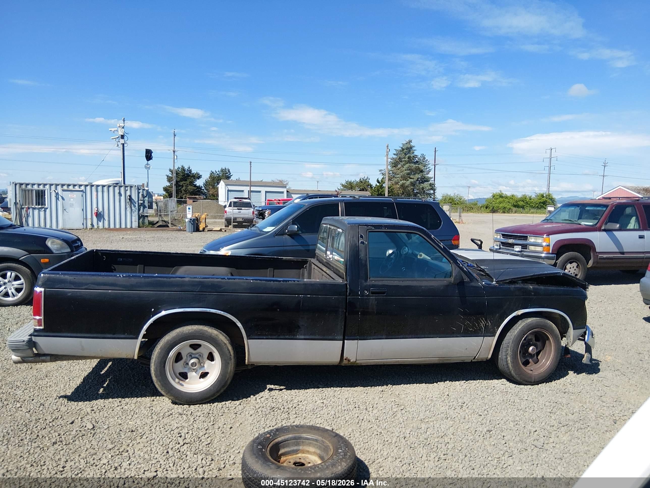 1991 Gmc Sonoma   Black vin: 1GTCS14Z3M8511599