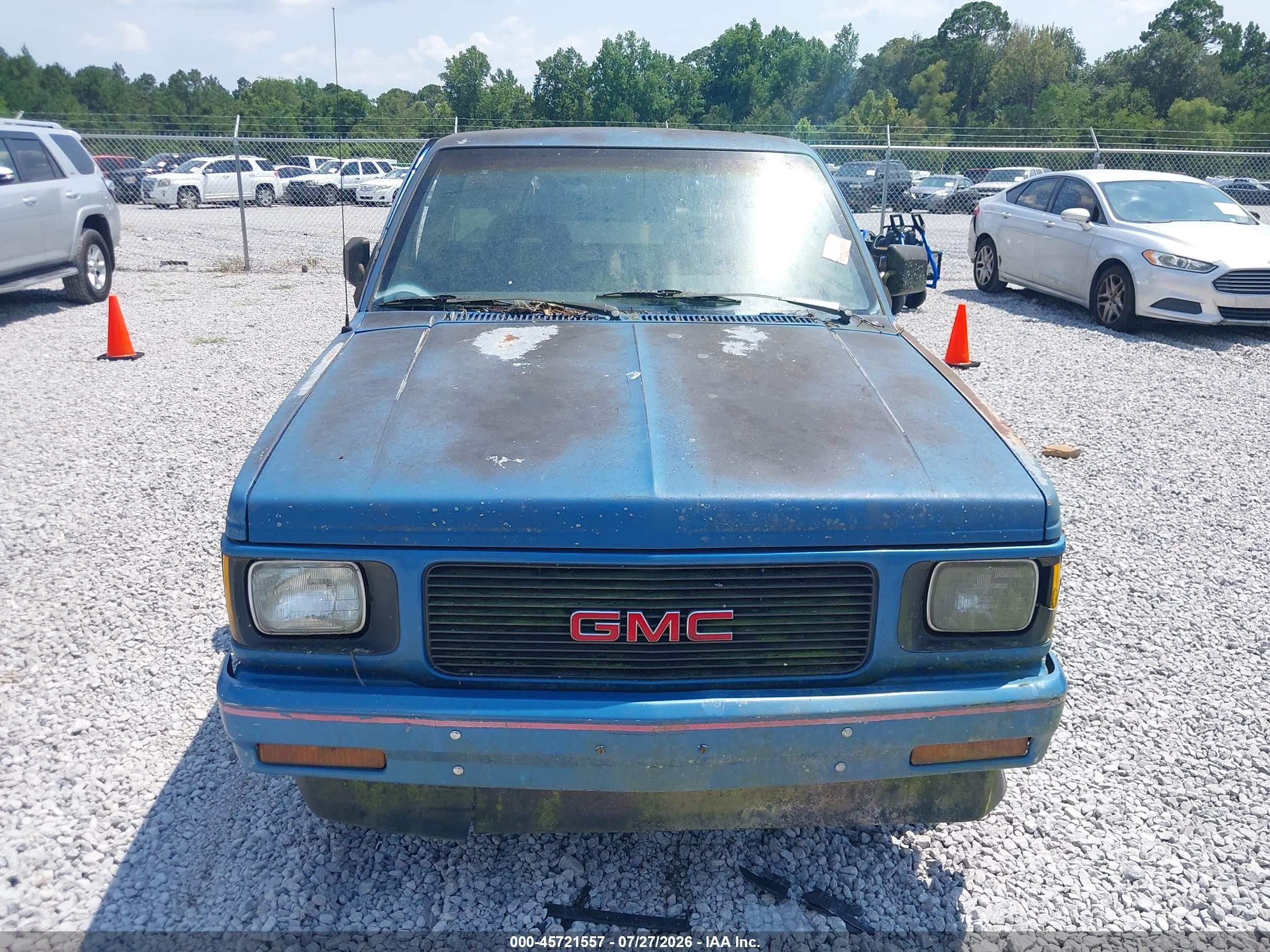 1992 Gmc Sonoma   Blue vin: 1GTCS14Z3N8504282