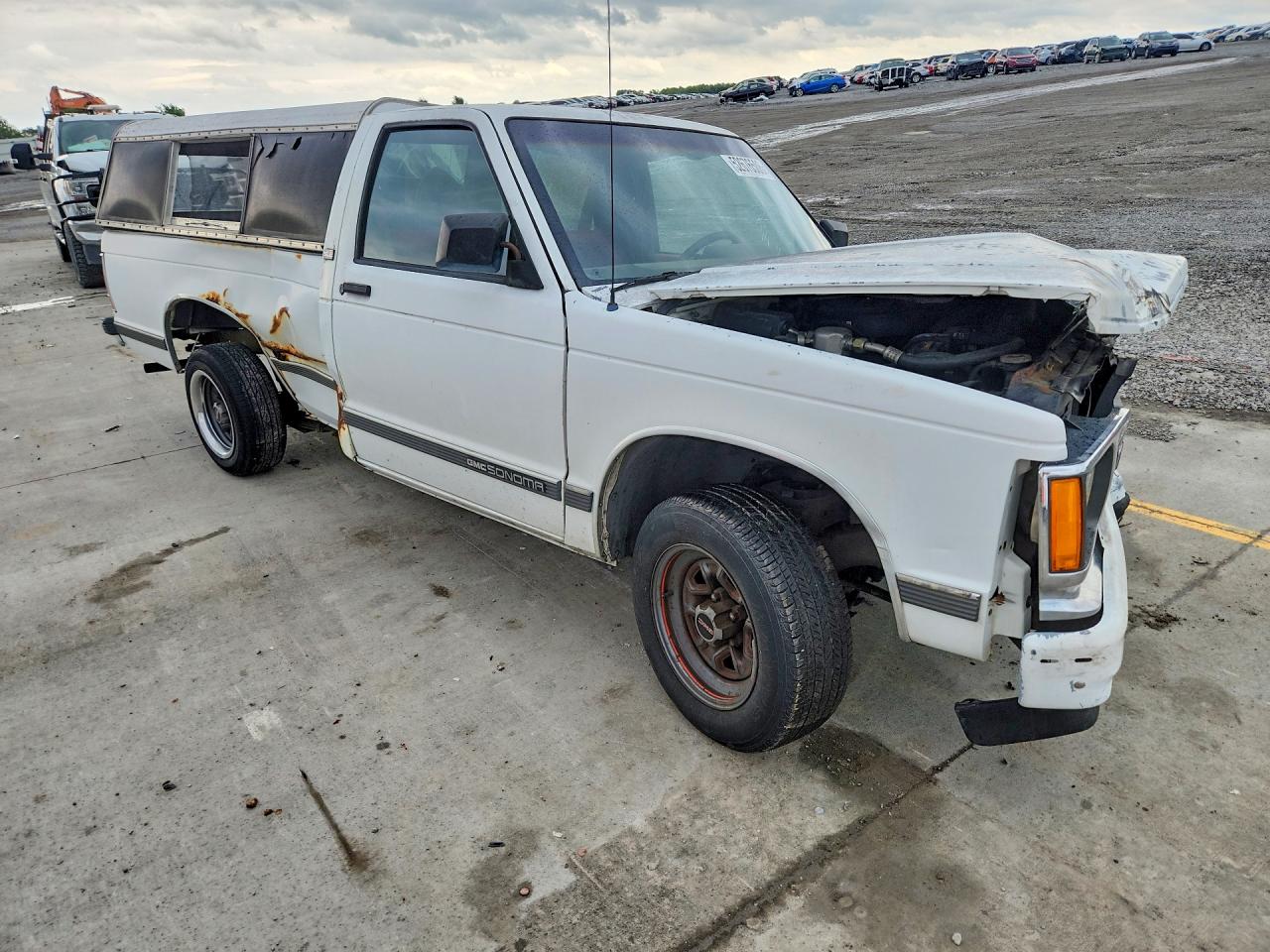 1991 Gmc Sonoma White vin: 1GTCS14Z5M8545690