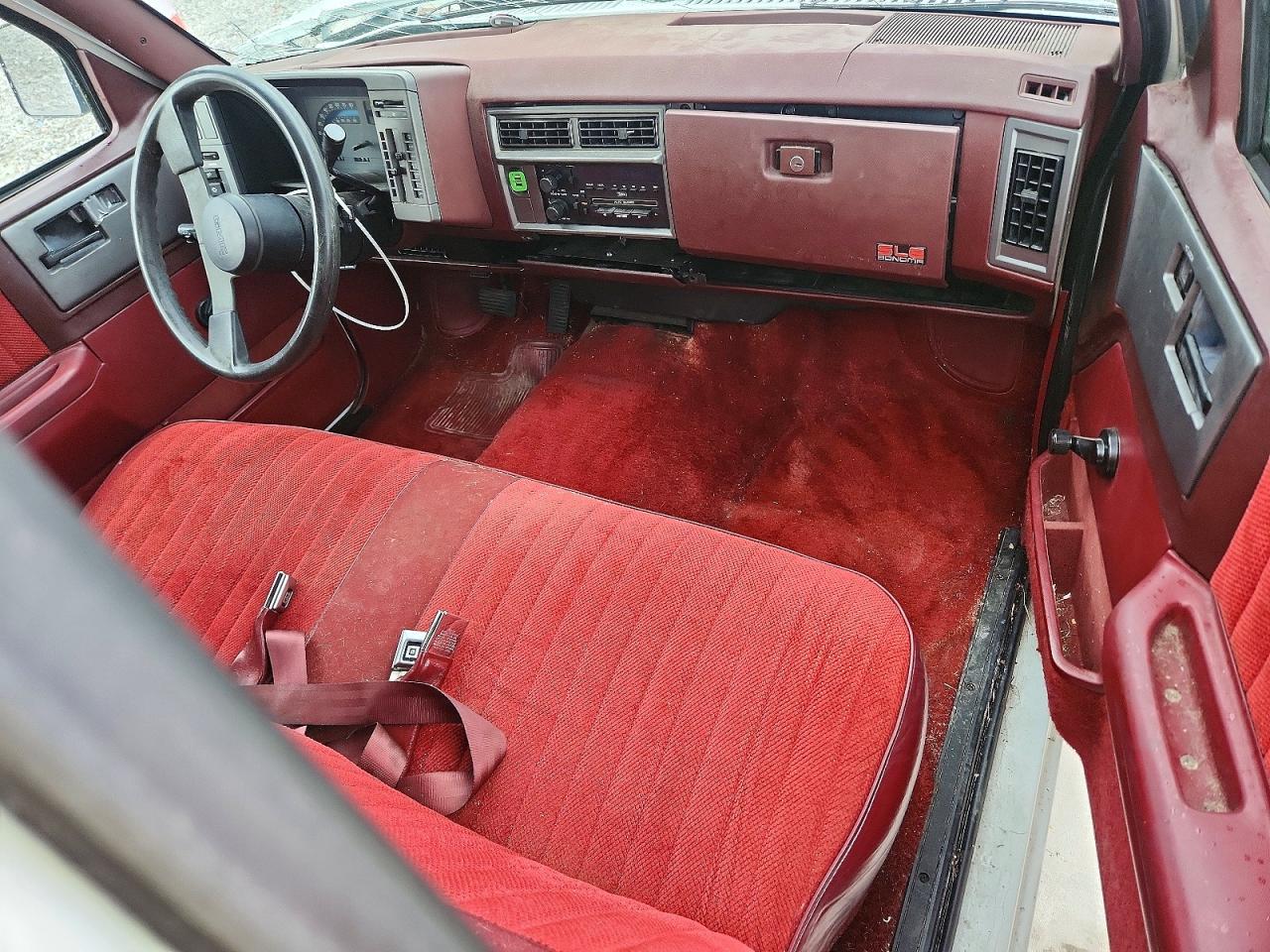 1991 Gmc Sonoma White vin: 1GTCS14Z5M8545690