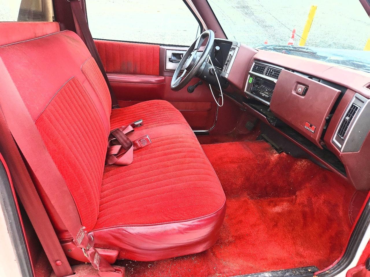 1991 Gmc Sonoma White vin: 1GTCS14Z5M8545690
