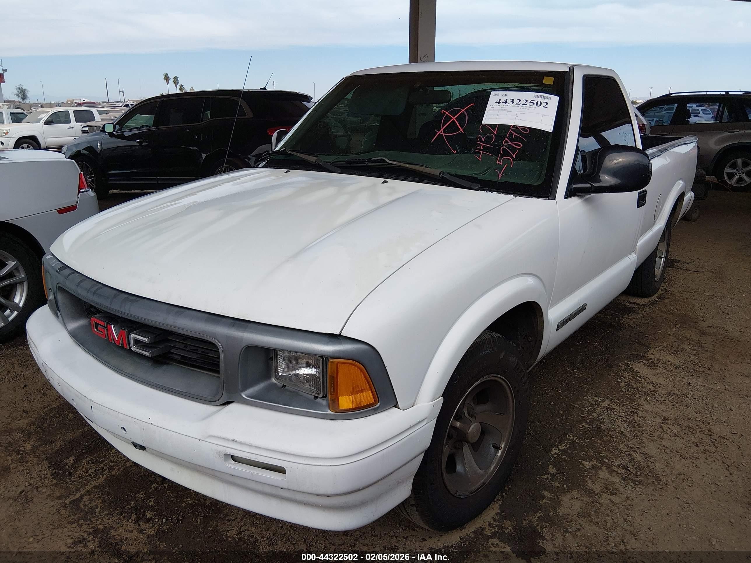 1994 Gmc Sonoma   Белый vin: 1GTCS14Z5R8528783
