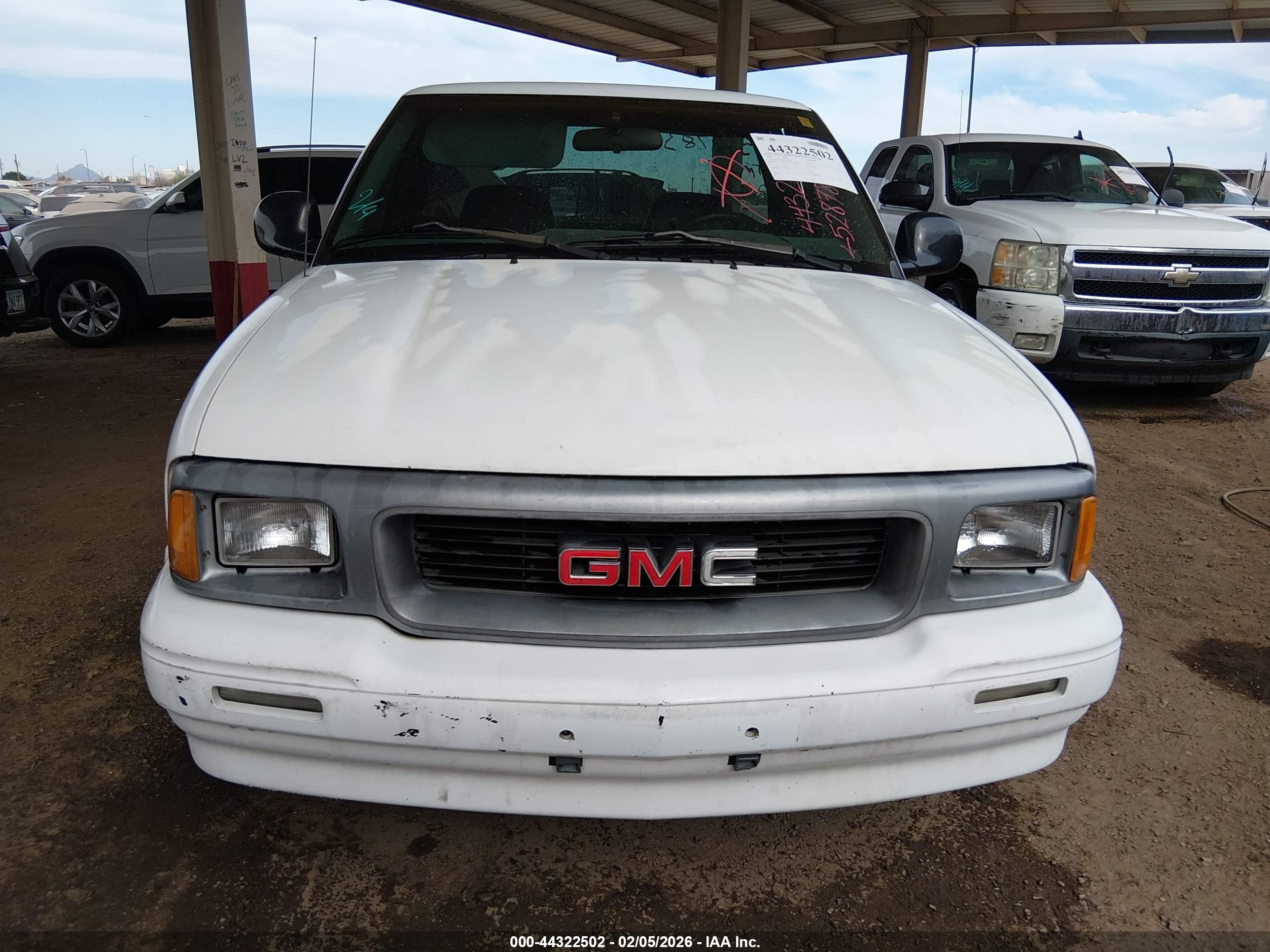 1994 Gmc Sonoma   Белый vin: 1GTCS14Z5R8528783