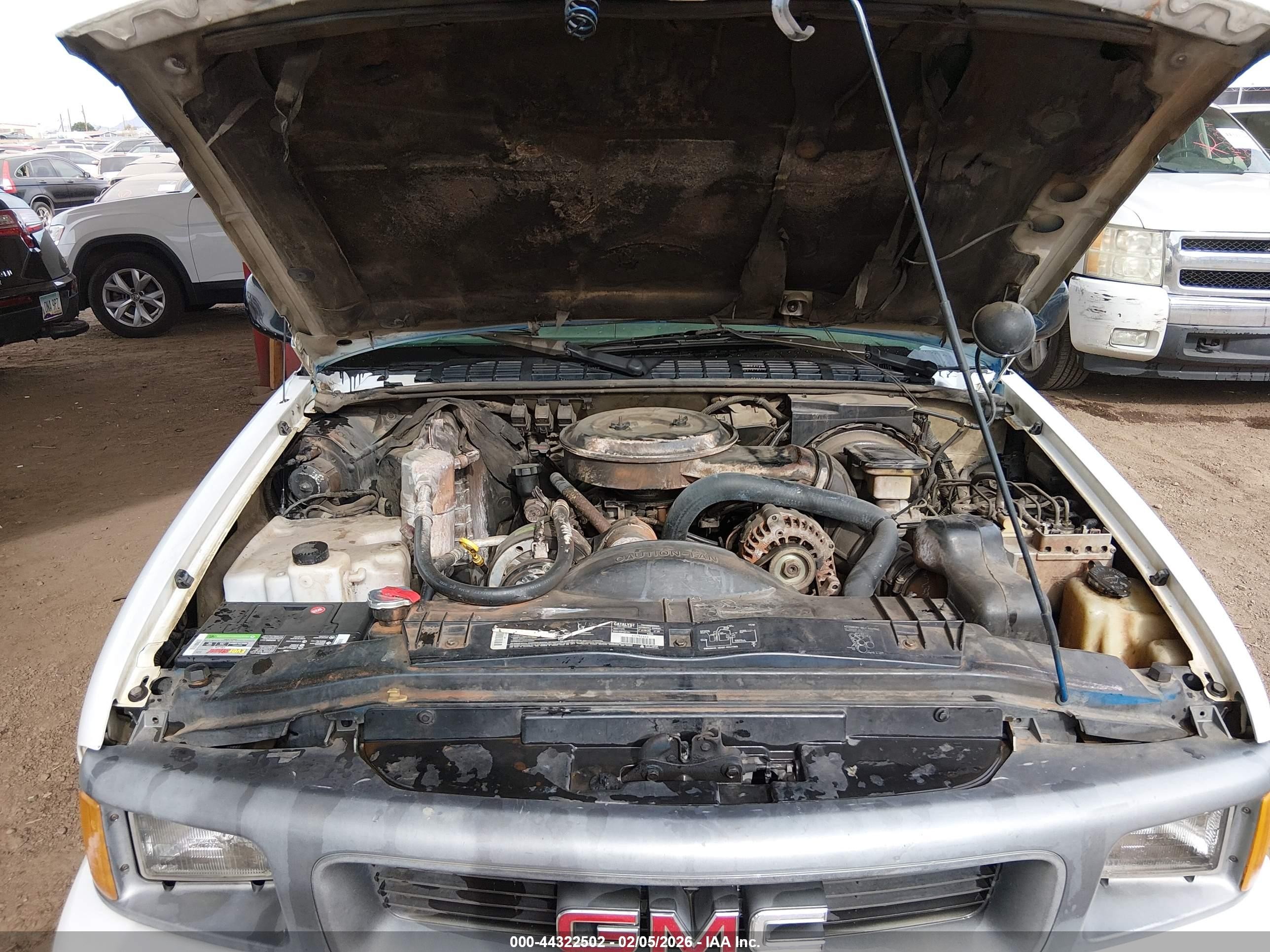1994 Gmc Sonoma   Белый vin: 1GTCS14Z5R8528783