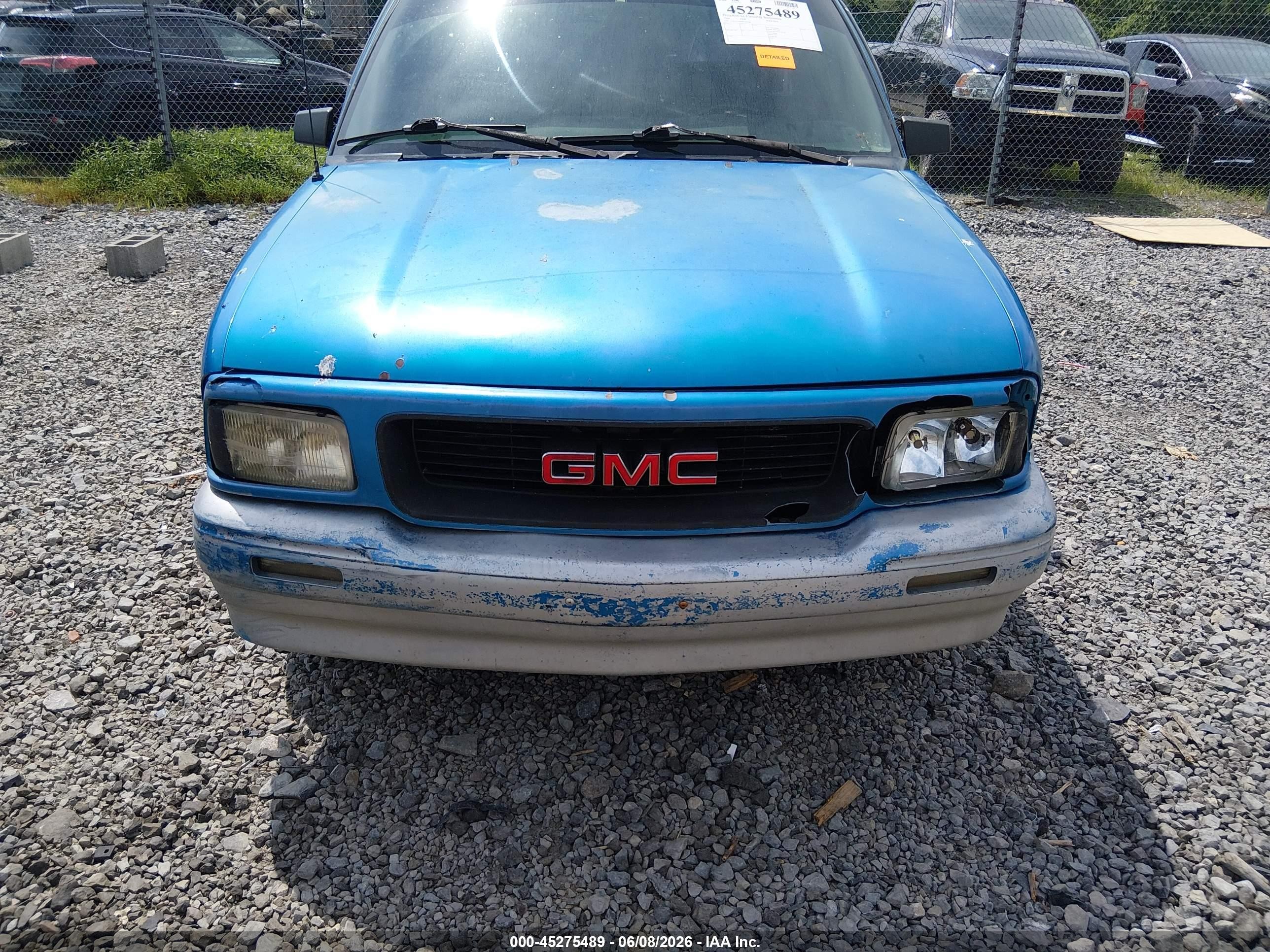 1994 Gmc Sonoma   Blue vin: 1GTCS14Z8RK506568
