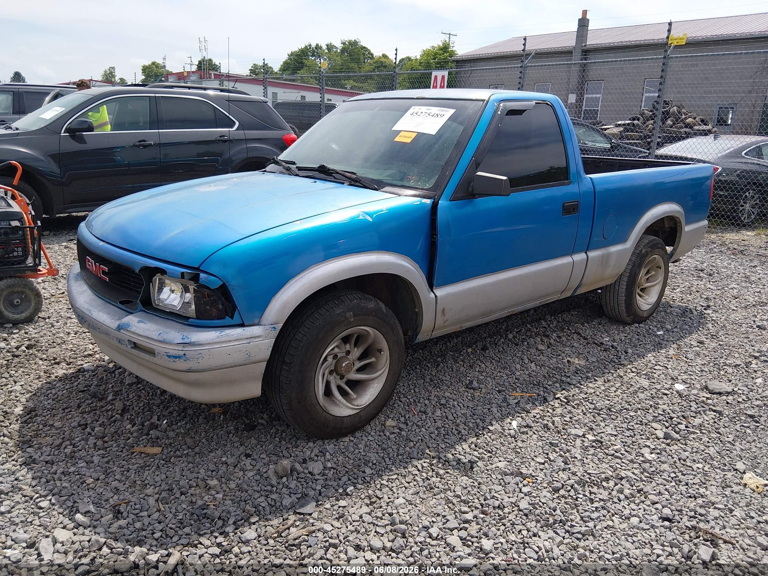 1994 Gmc Sonoma   Blue vin: 1GTCS14Z8RK506568