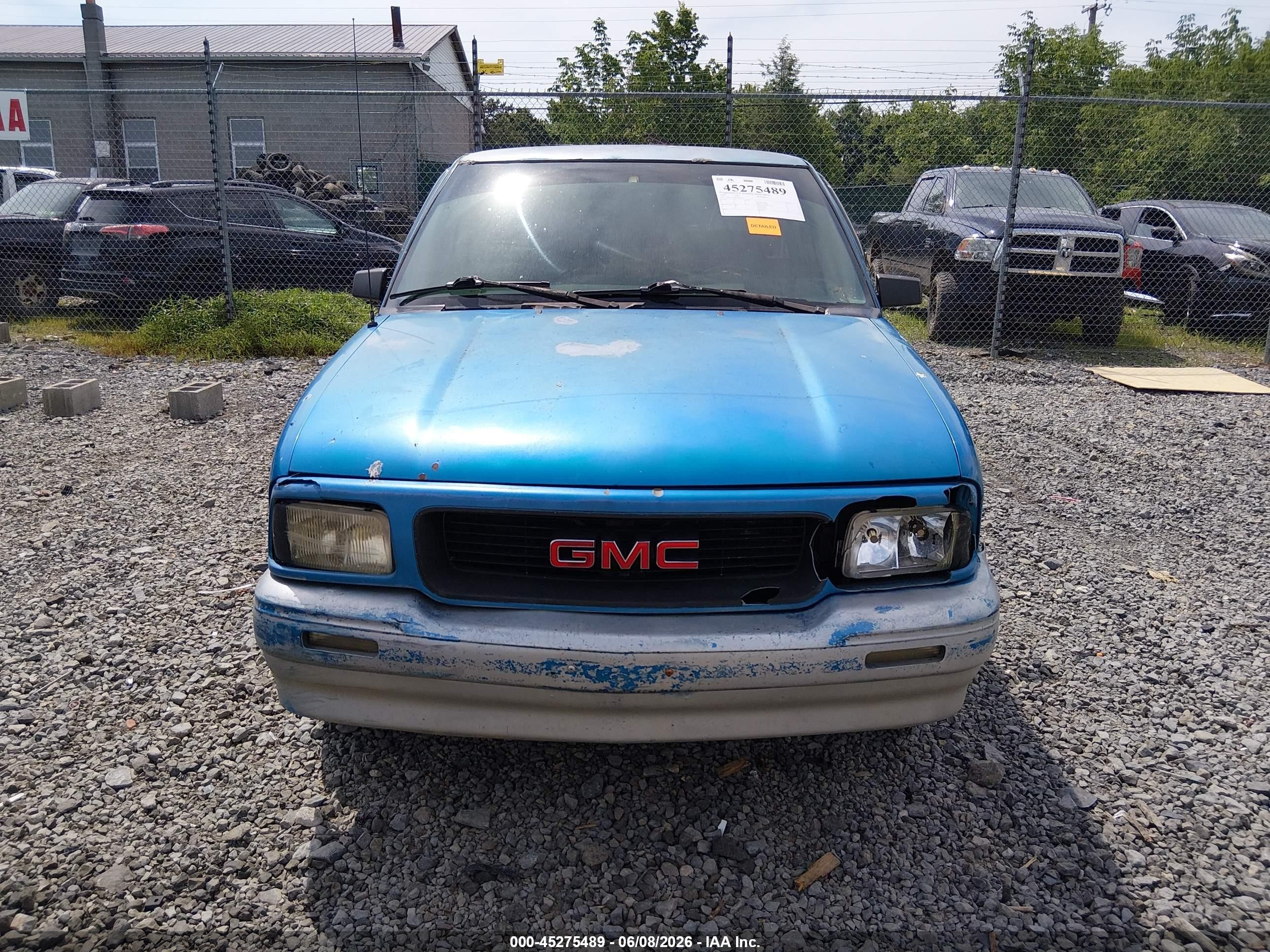 1994 Gmc Sonoma   Blue vin: 1GTCS14Z8RK506568