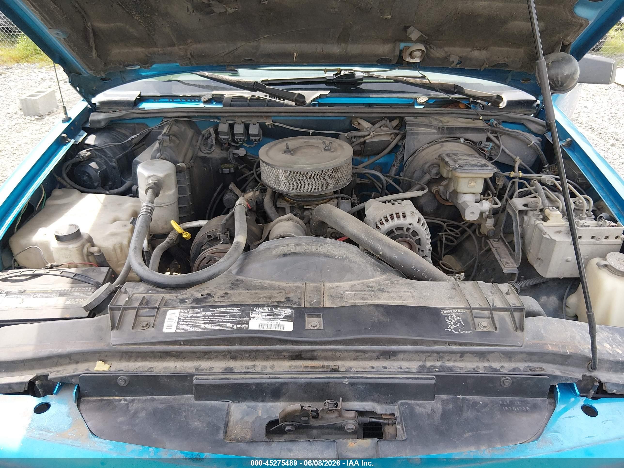1994 Gmc Sonoma   Blue vin: 1GTCS14Z8RK506568