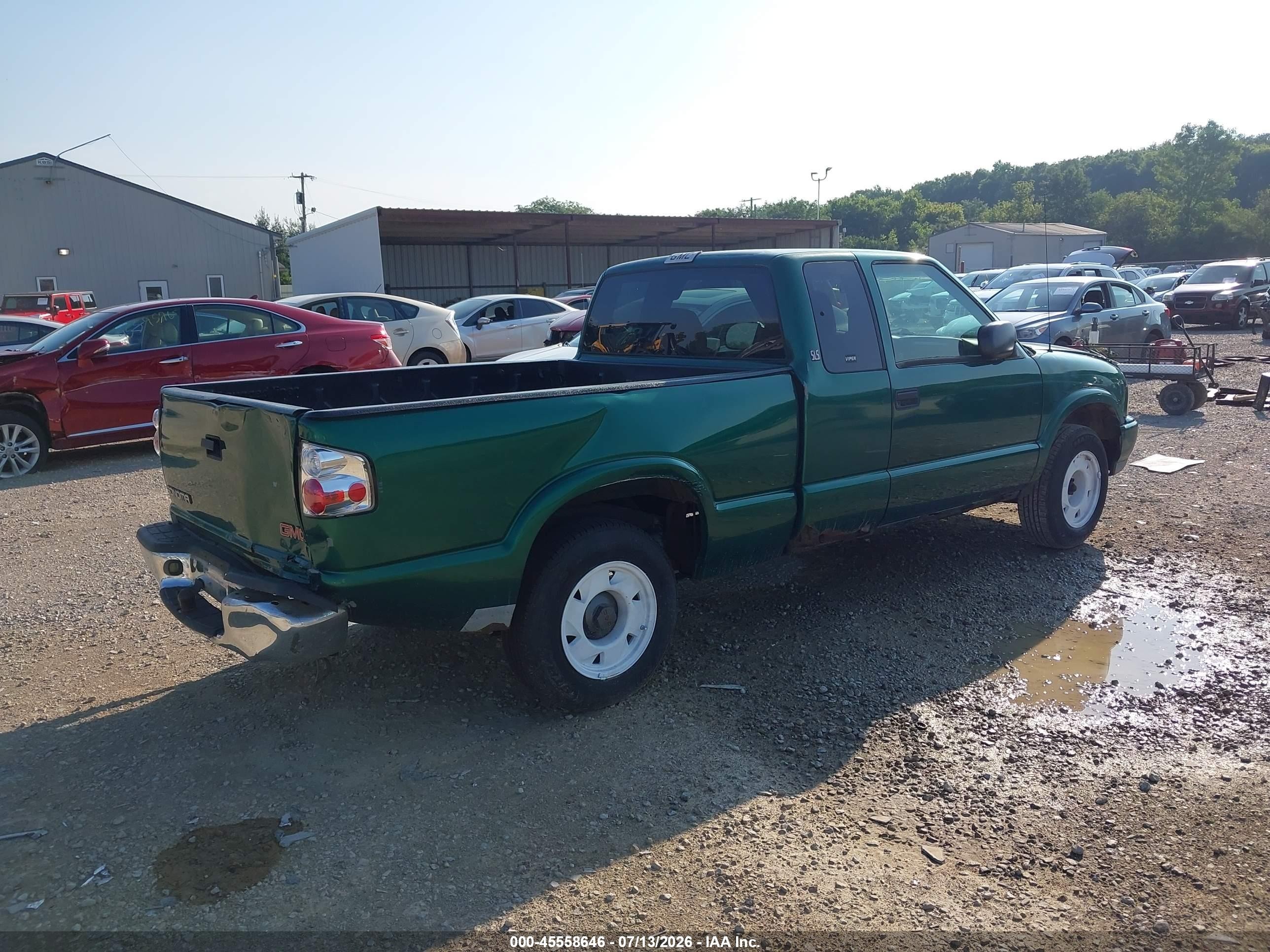 2000 Gmc Sonoma Sls Green vin: 1GTCS1941Y8105887