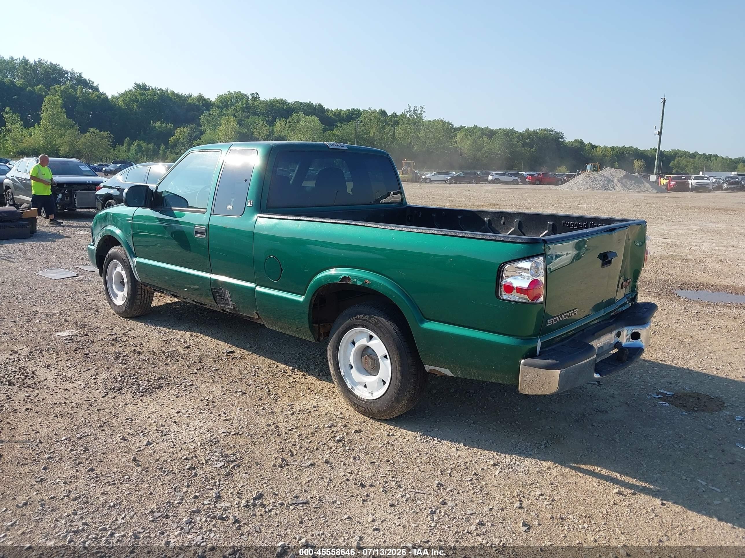 2000 Gmc Sonoma Sls Green vin: 1GTCS1941Y8105887