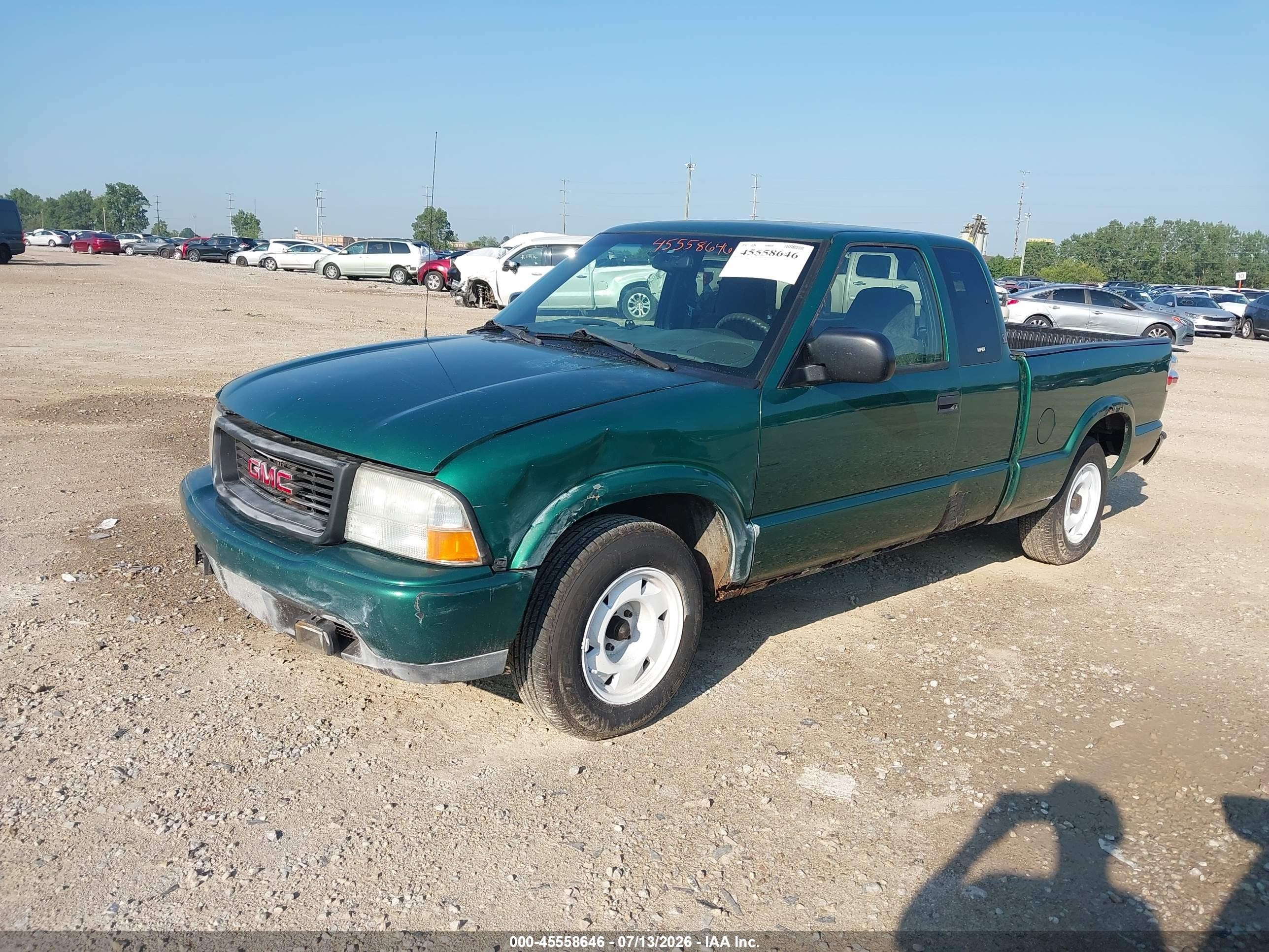 2000 Gmc Sonoma Sls Green vin: 1GTCS1941Y8105887