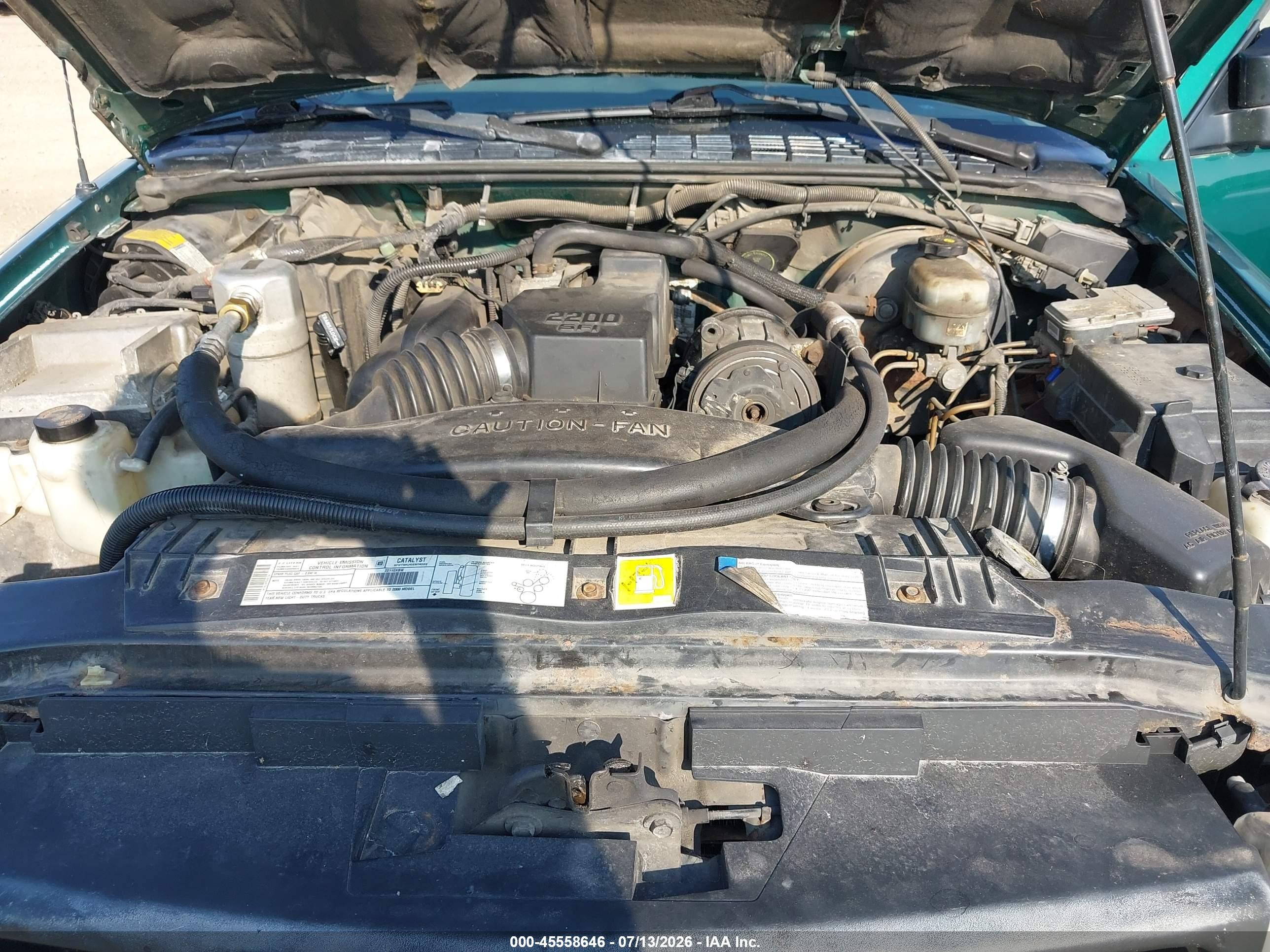 2000 Gmc Sonoma Sls Green vin: 1GTCS1941Y8105887