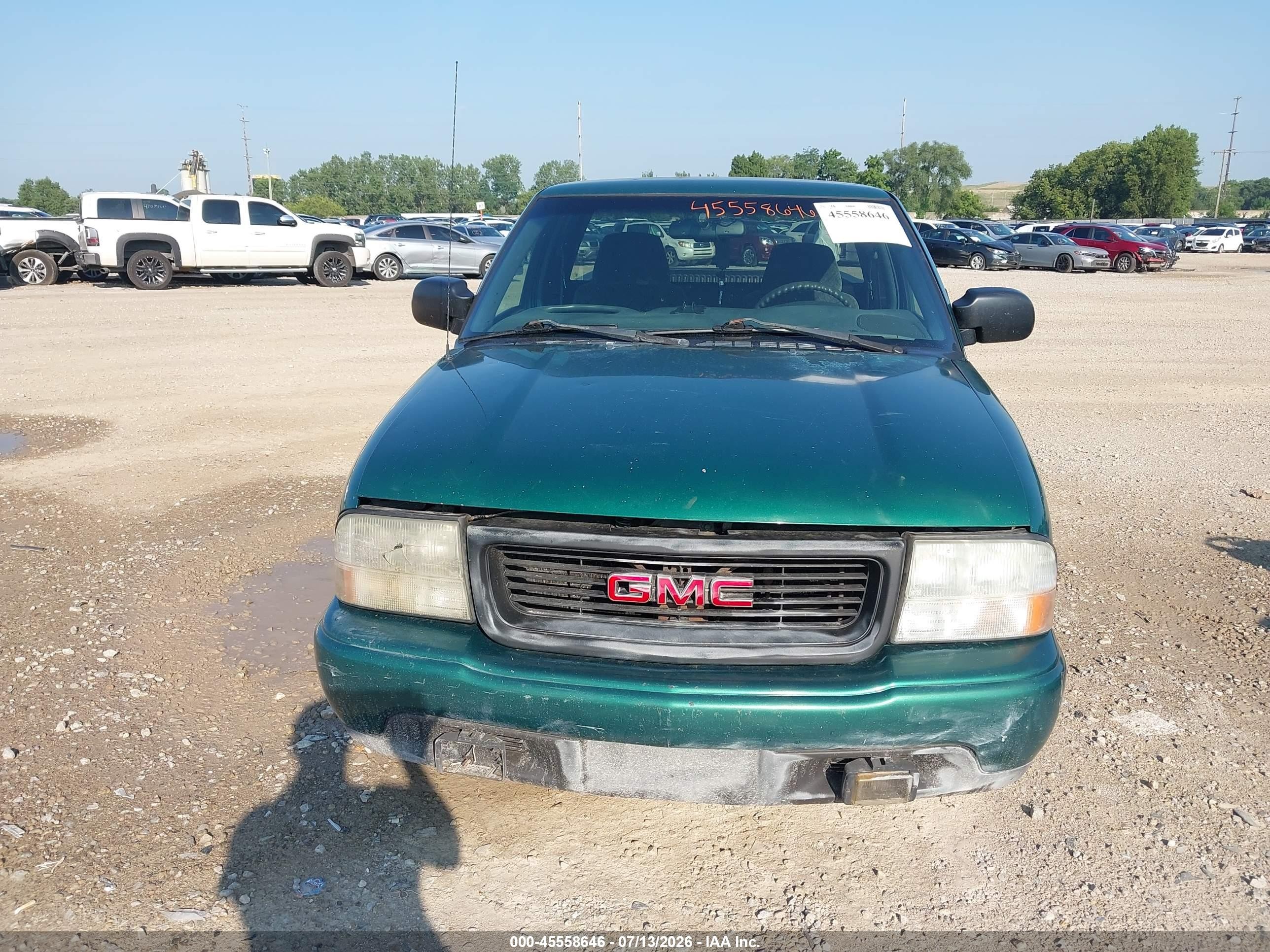 2000 Gmc Sonoma Sls Green vin: 1GTCS1941Y8105887
