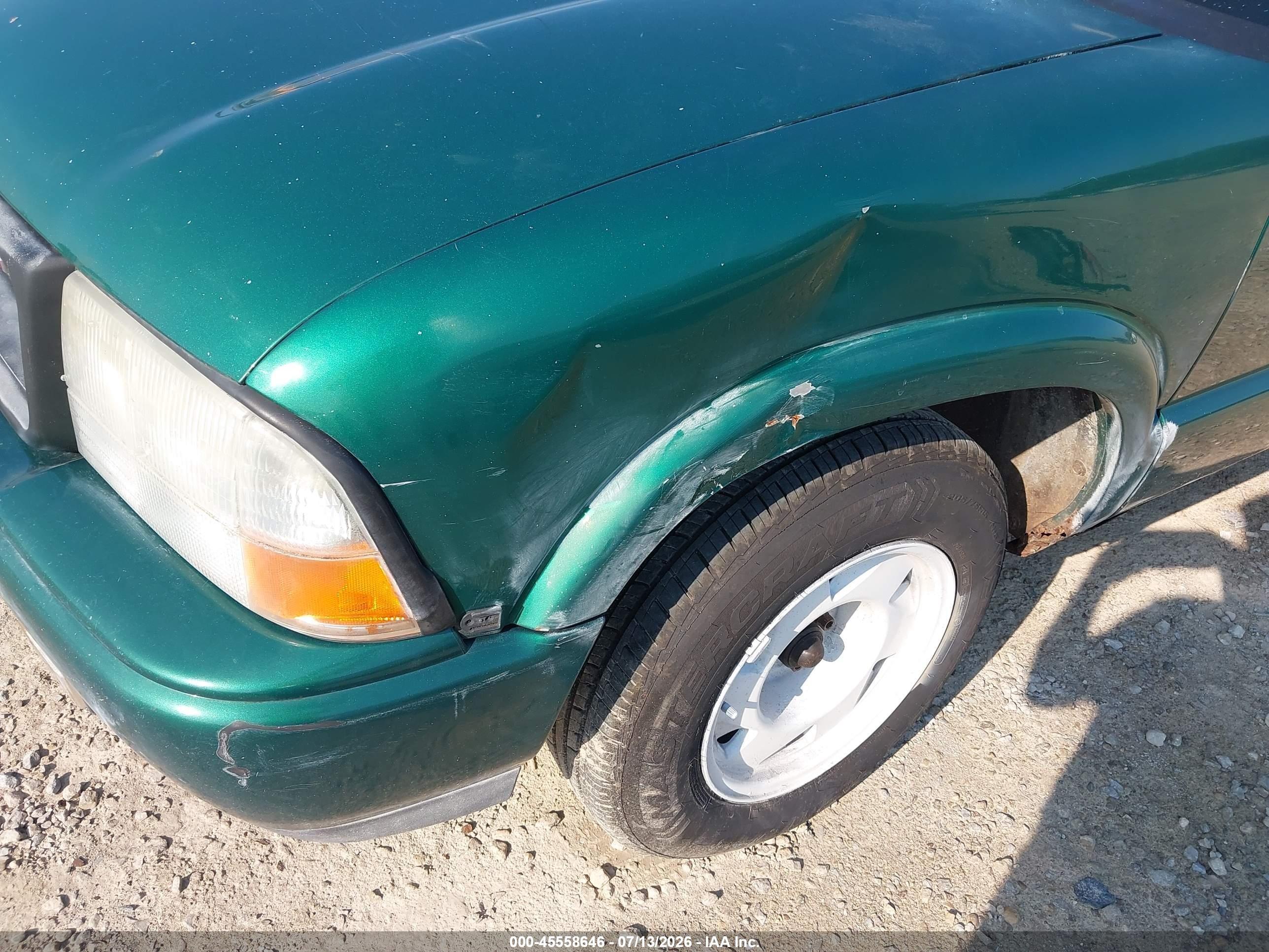 2000 Gmc Sonoma Sls Green vin: 1GTCS1941Y8105887