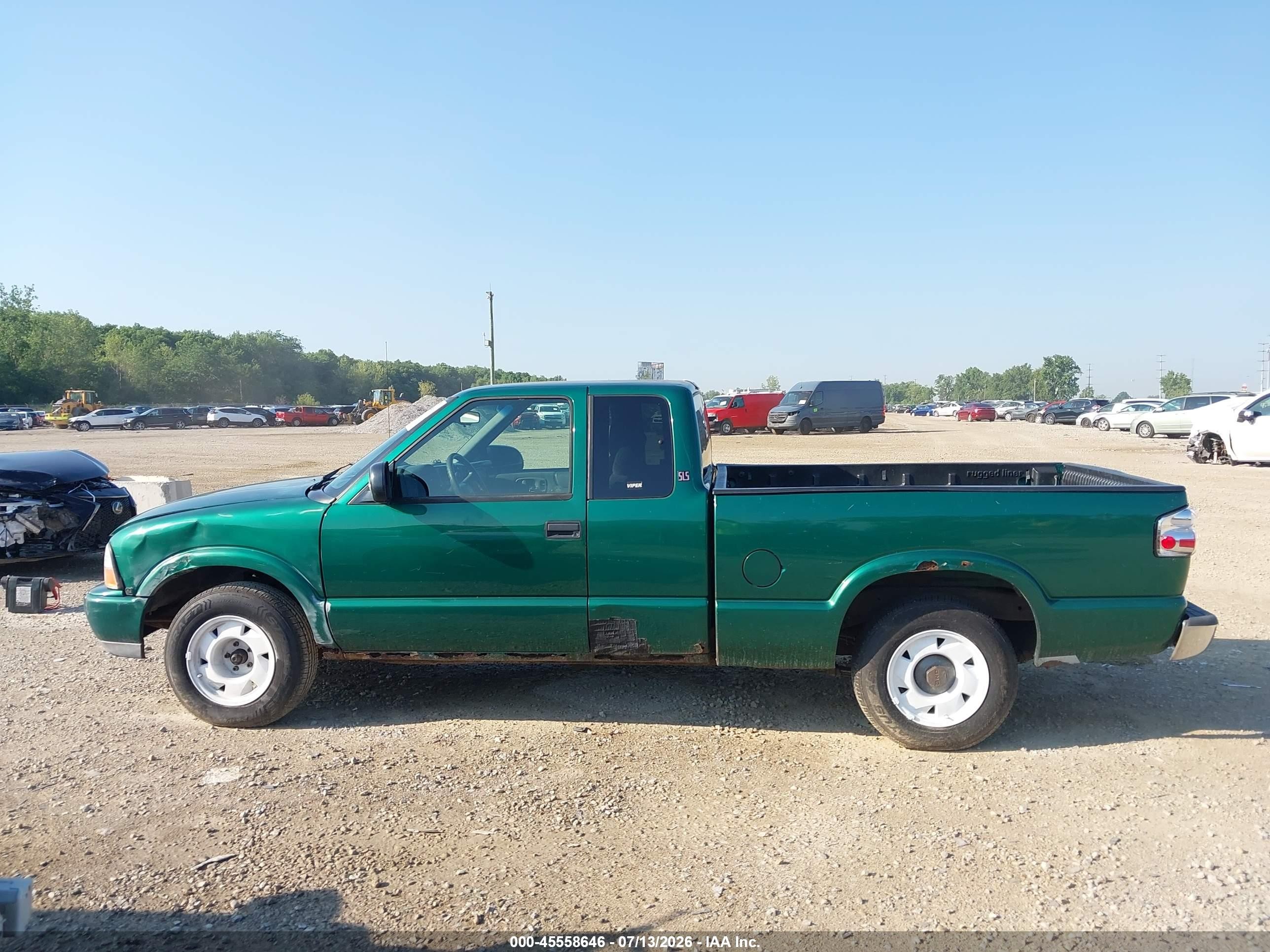 2000 Gmc Sonoma Sls Green vin: 1GTCS1941Y8105887