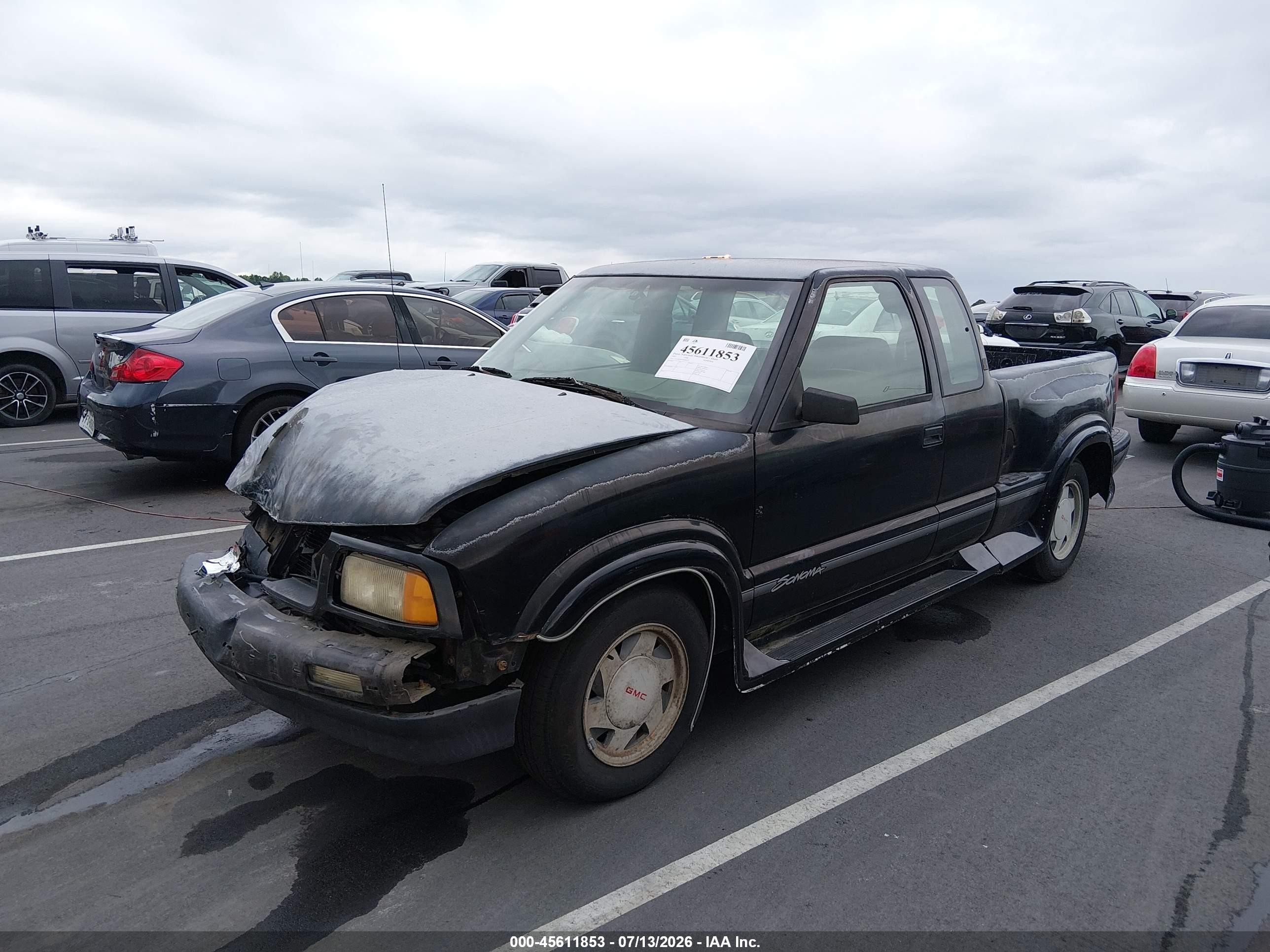 1997 Gmc Sonoma Sls Черный vin: 1GTCS1942V8504559