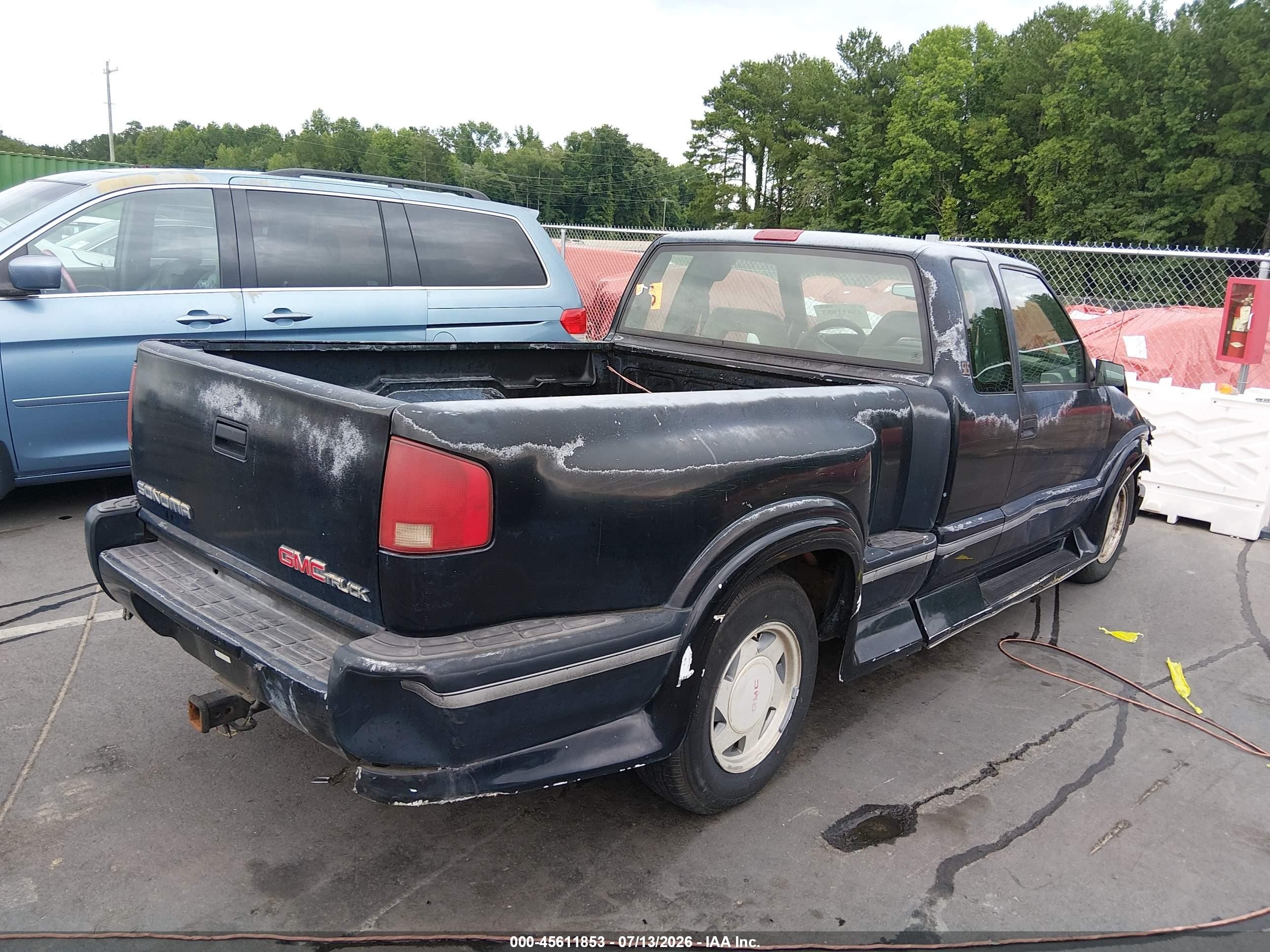 1997 Gmc Sonoma Sls Черный vin: 1GTCS1942V8504559
