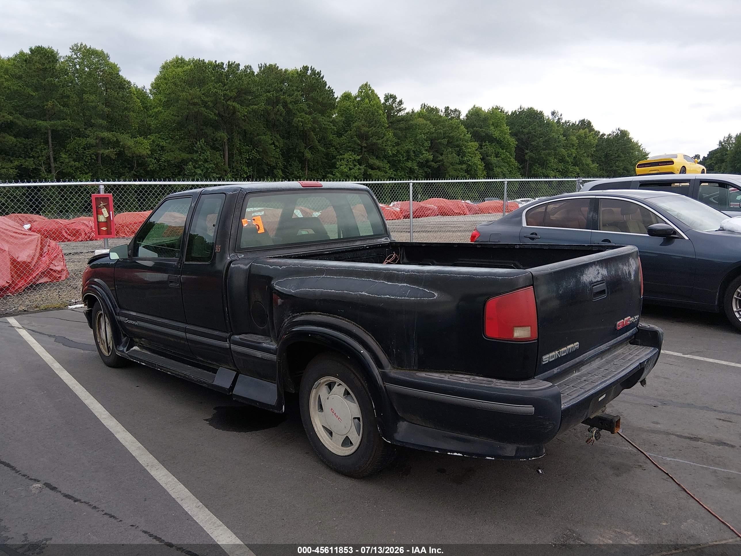 1997 Gmc Sonoma Sls Черный vin: 1GTCS1942V8504559