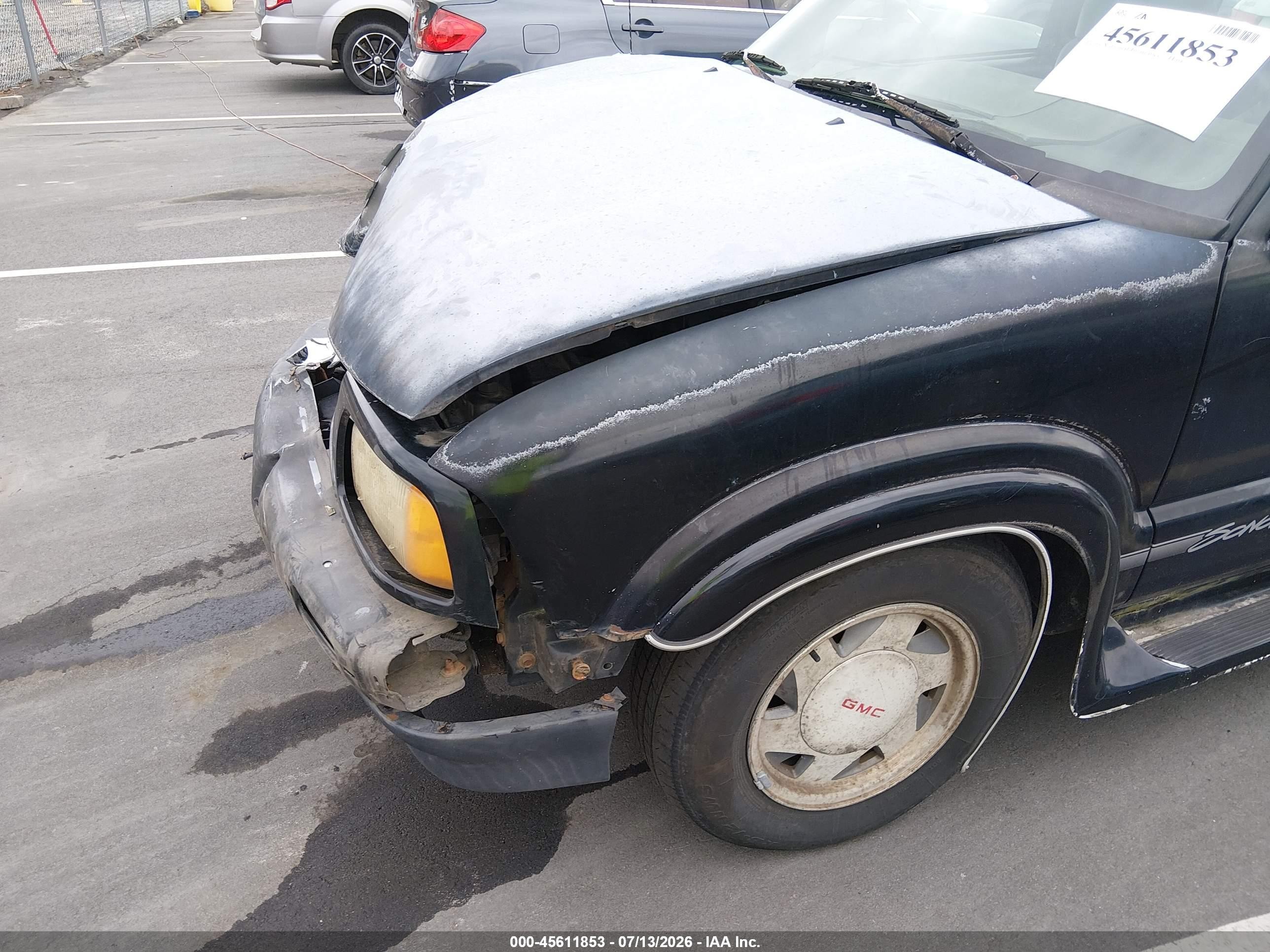 1997 Gmc Sonoma Sls Черный vin: 1GTCS1942V8504559